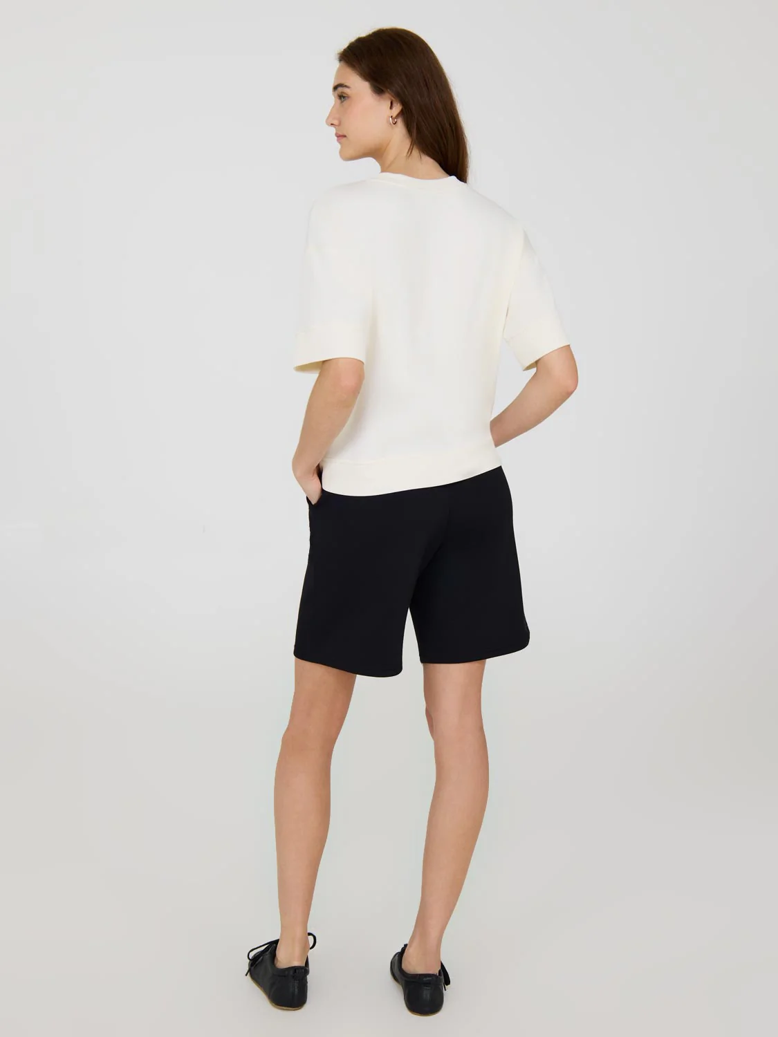 Cloud Fleece Short Drop Shoulder Sweatshirt - Image 3