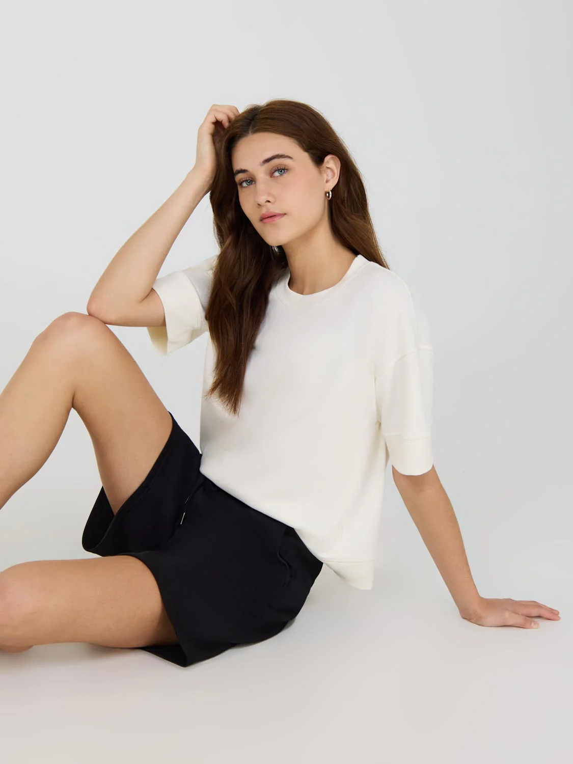 Cloud Fleece Short Drop Shoulder Sweatshirt - Image 4