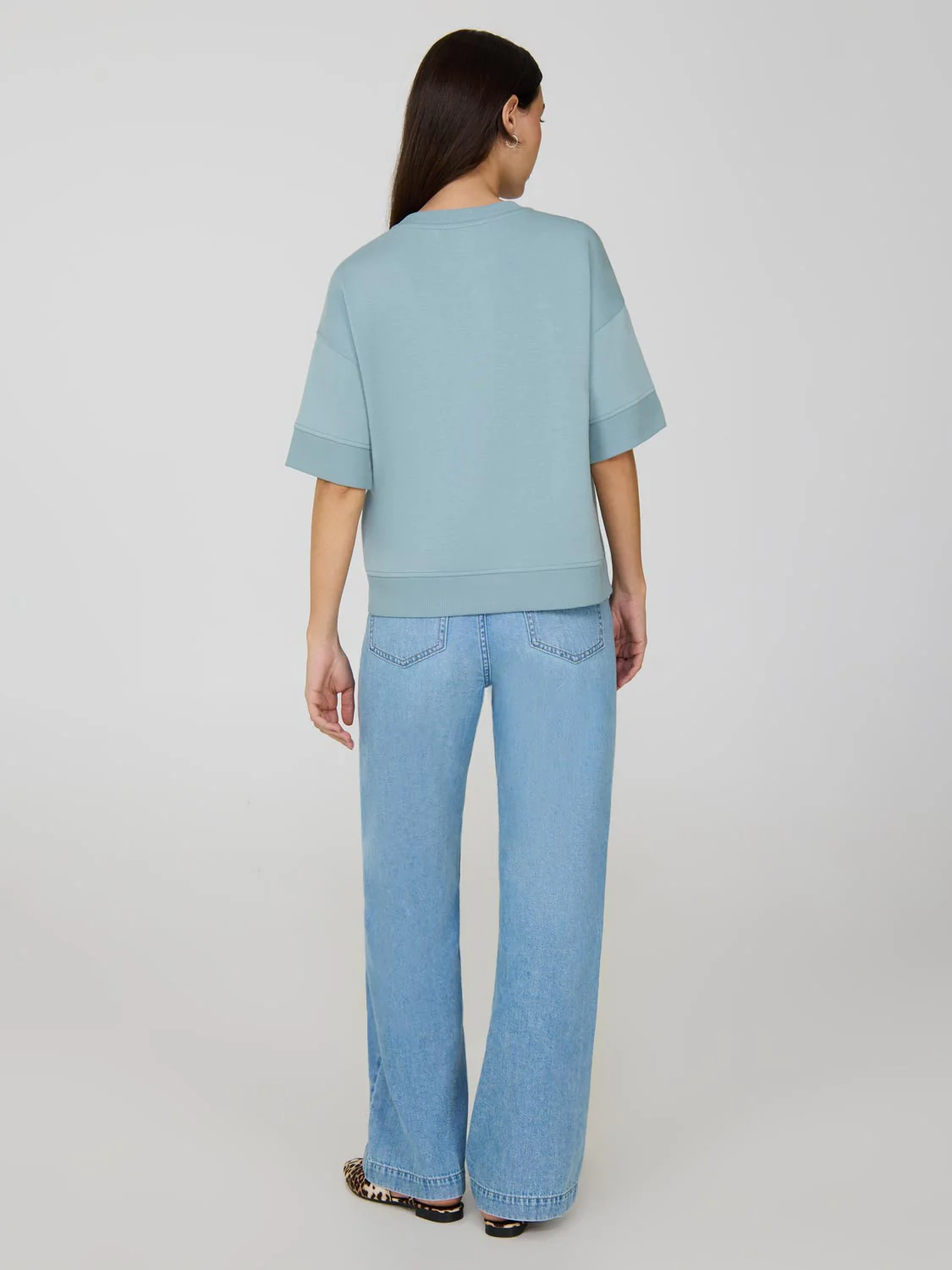 Cloud Fleece Short Drop Shoulder Sweatshirt - Image 7