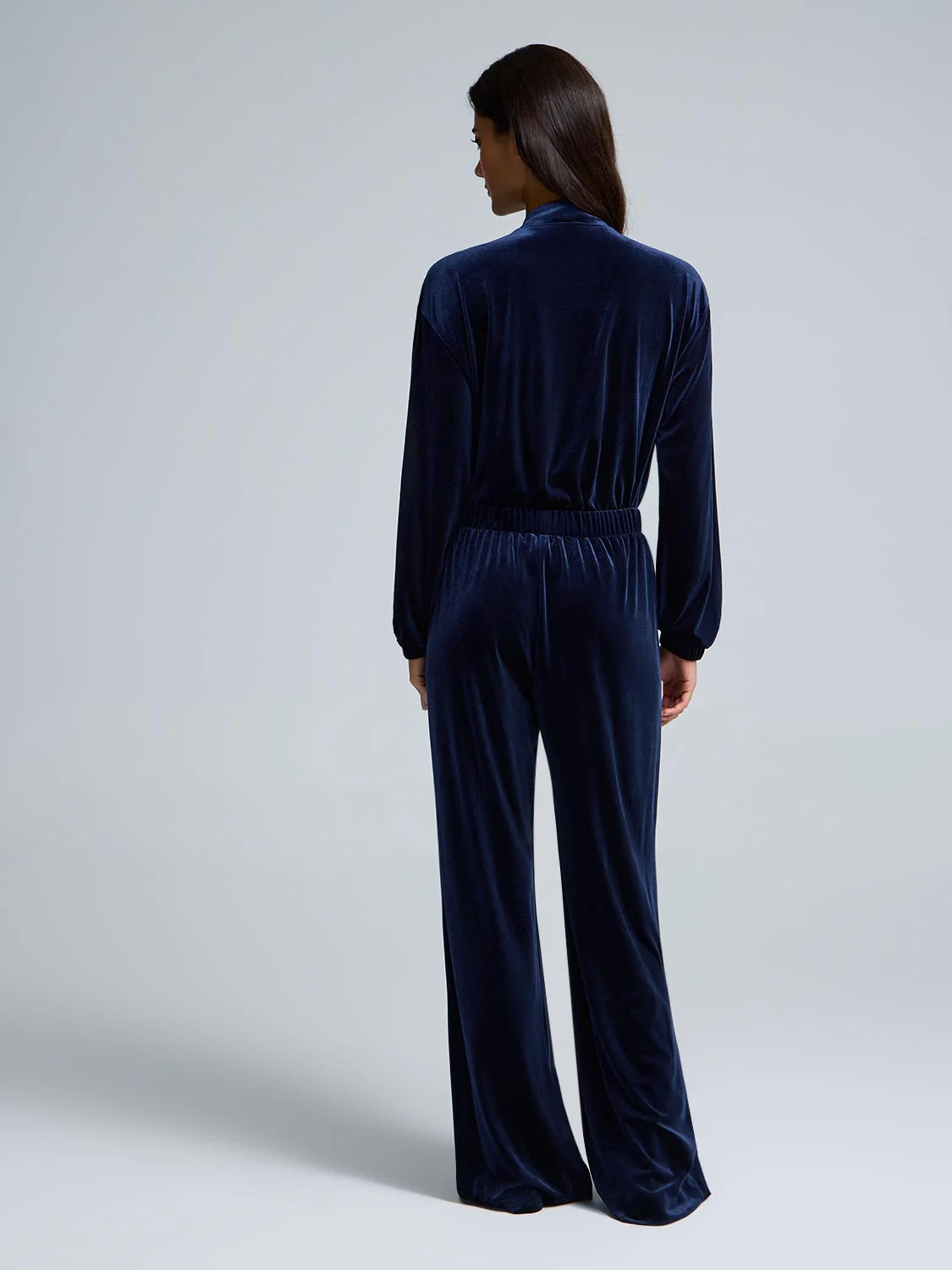 Velvet Wide-Leg Pants - Image 5
