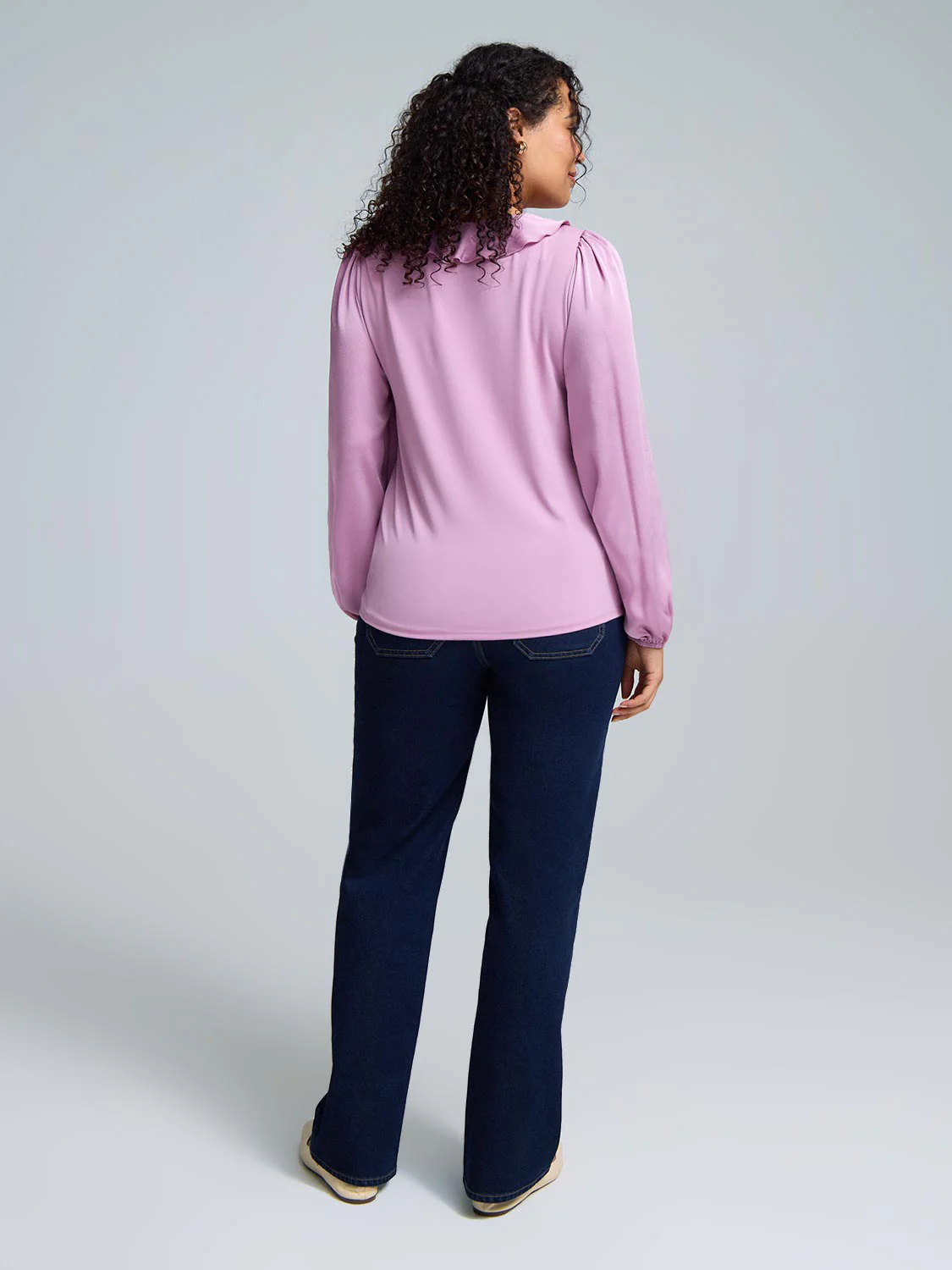 Ruffle V-Neck Top - Image 4