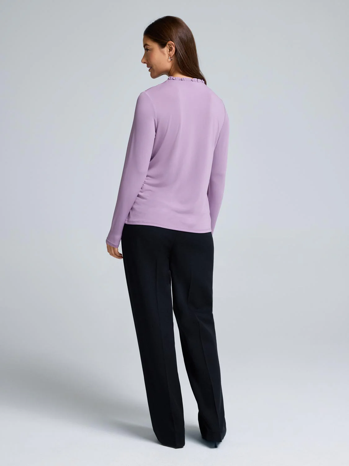 Rhinestone Pie Crust Neck Top - Image 5