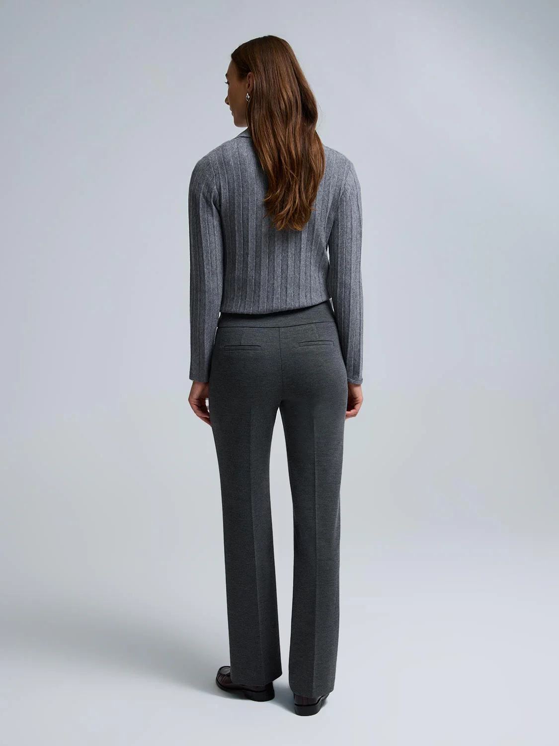 Front Pintuck Straight Leg Pants - Image 4