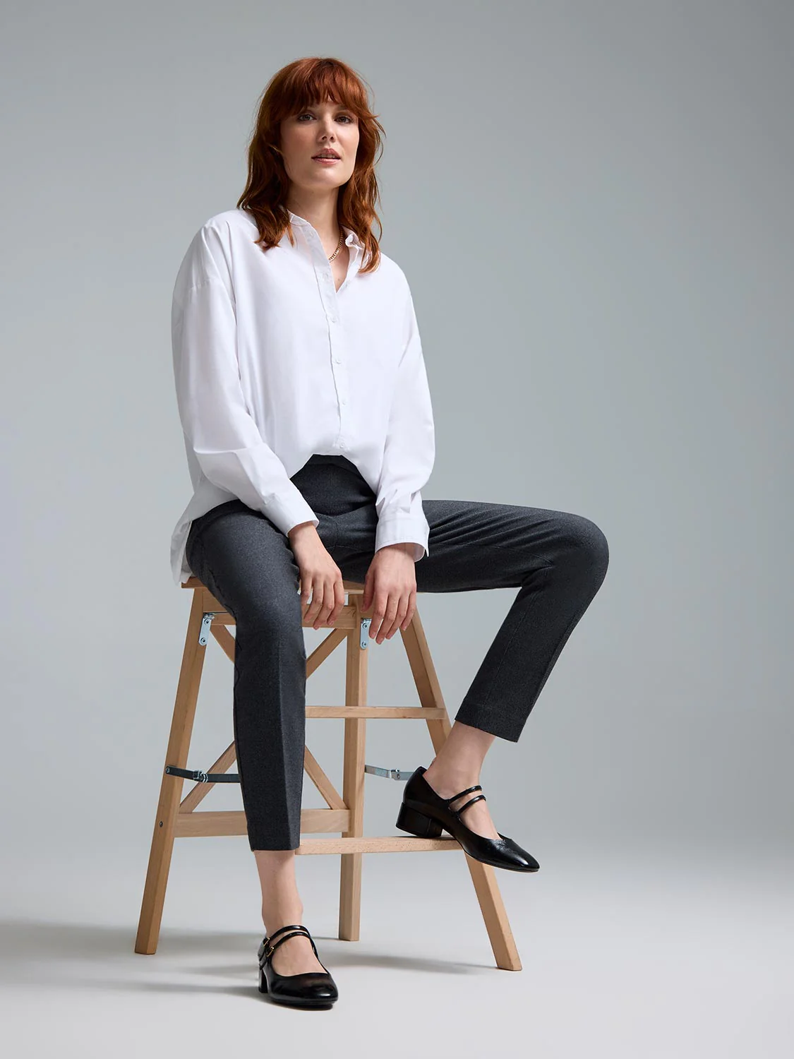 Straight-Leg Jacquard Pants - Image 3