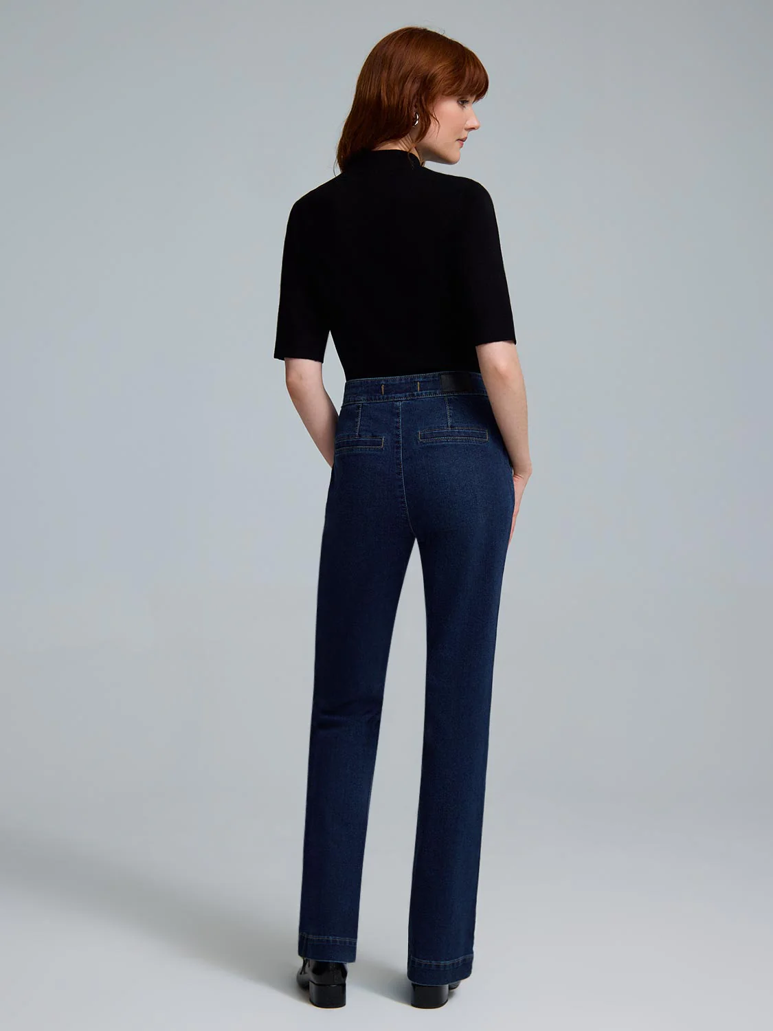 Sailor Mid-Rise Bootcut Jeans - Image 2