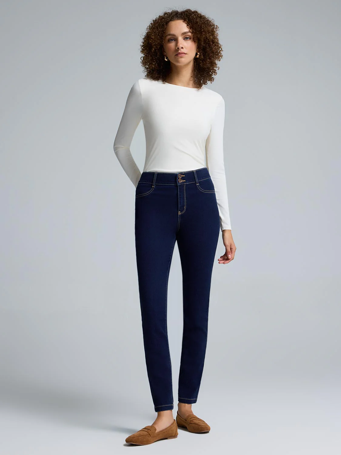 Cotton-Blend Skinny Leg Jeans - Image 3
