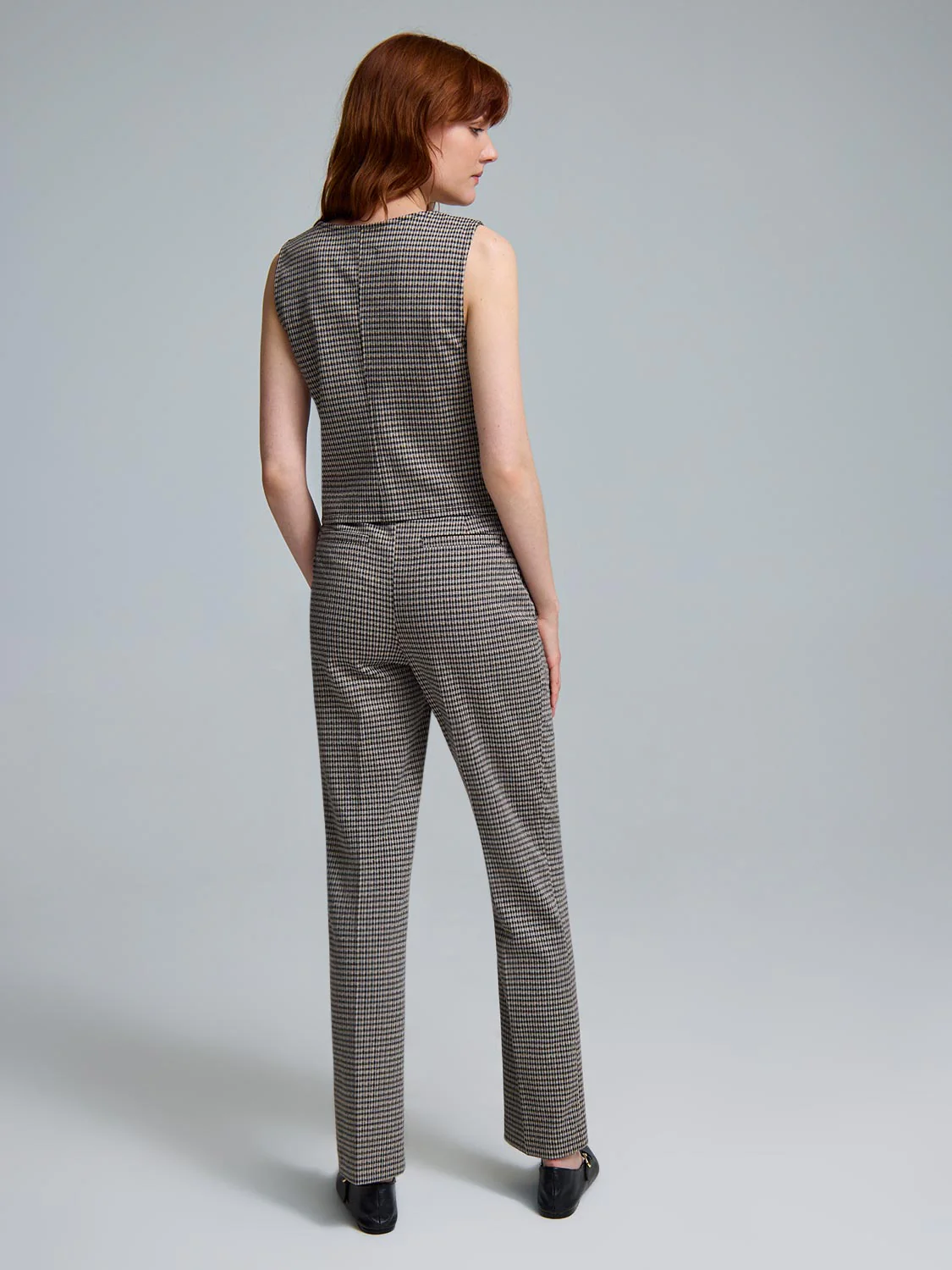 Jacquard Cropped Vest - Image 3