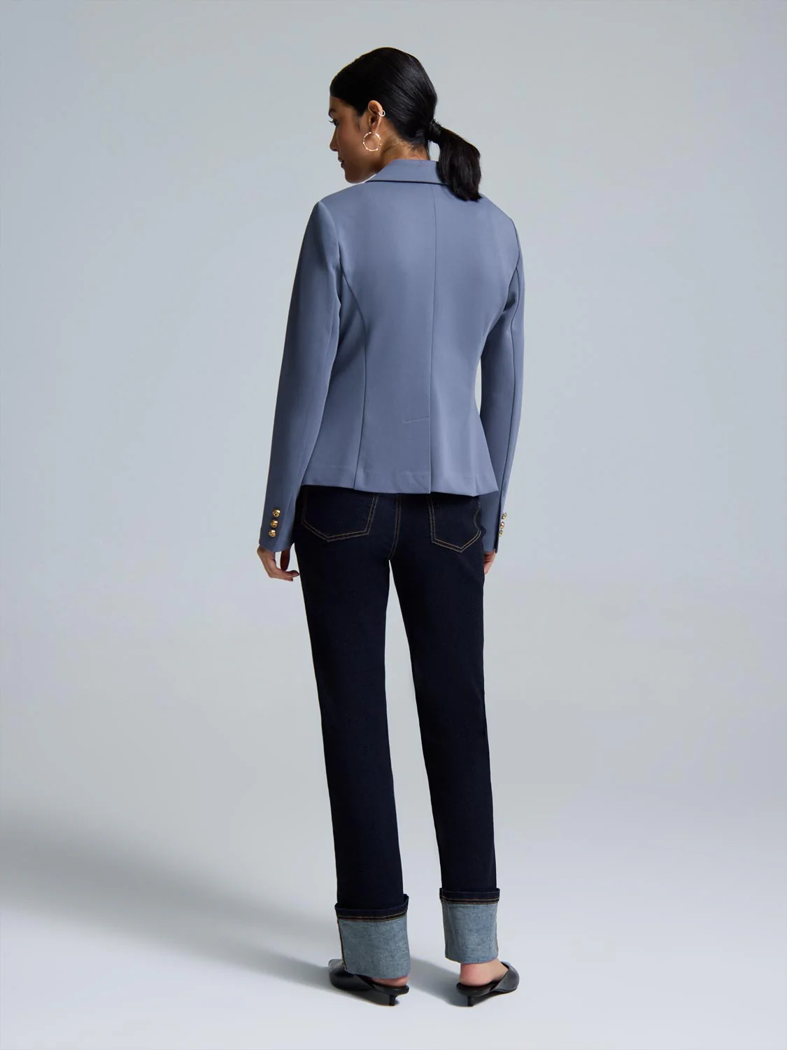 Single-Breasted Blazer - Image 2
