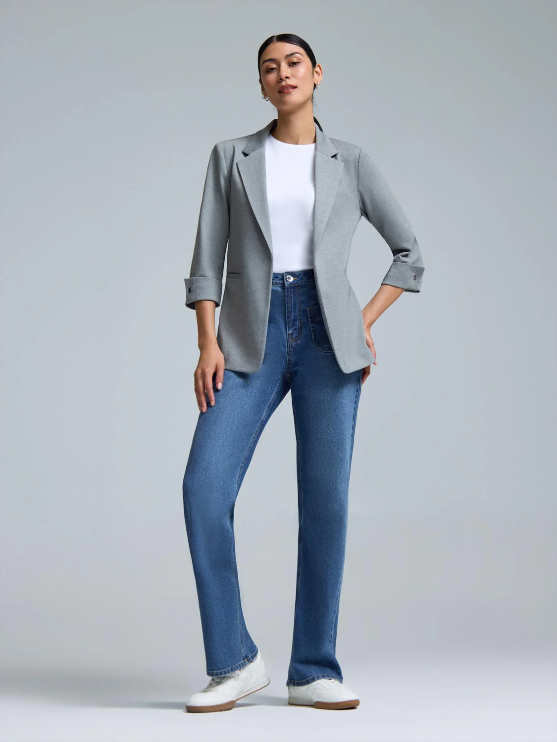 Open-Front Blazer - Image 3