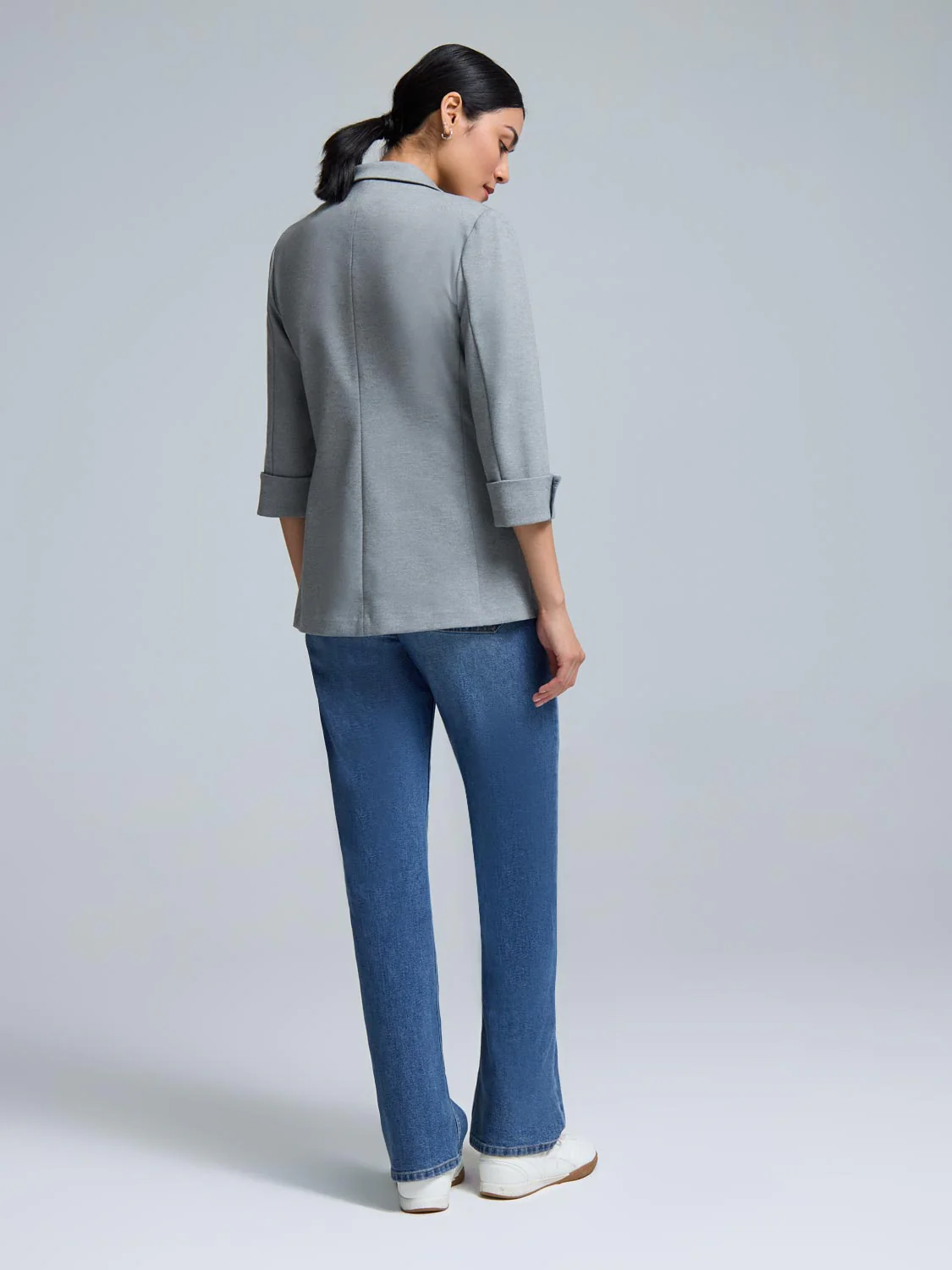 Open-Front Blazer - Image 4