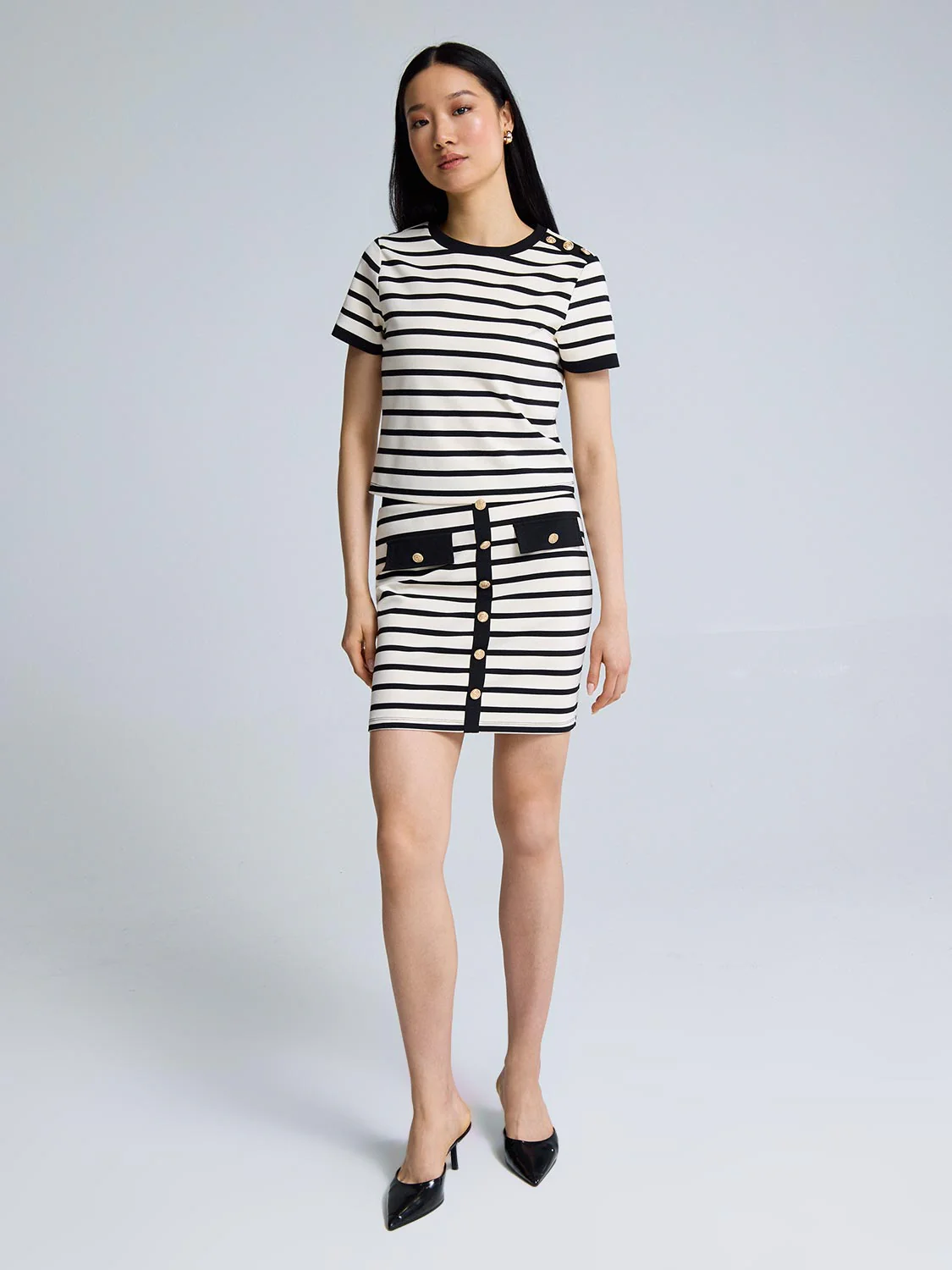 Striped Mini Skirt - Image 5