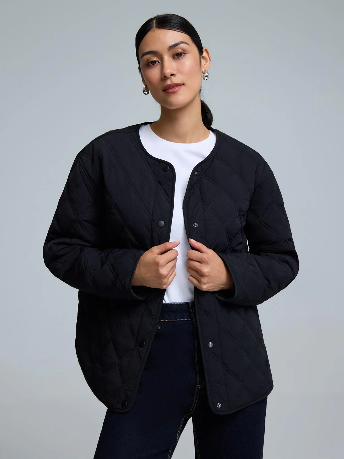 Hooded Quilted Jacket - Image 8
