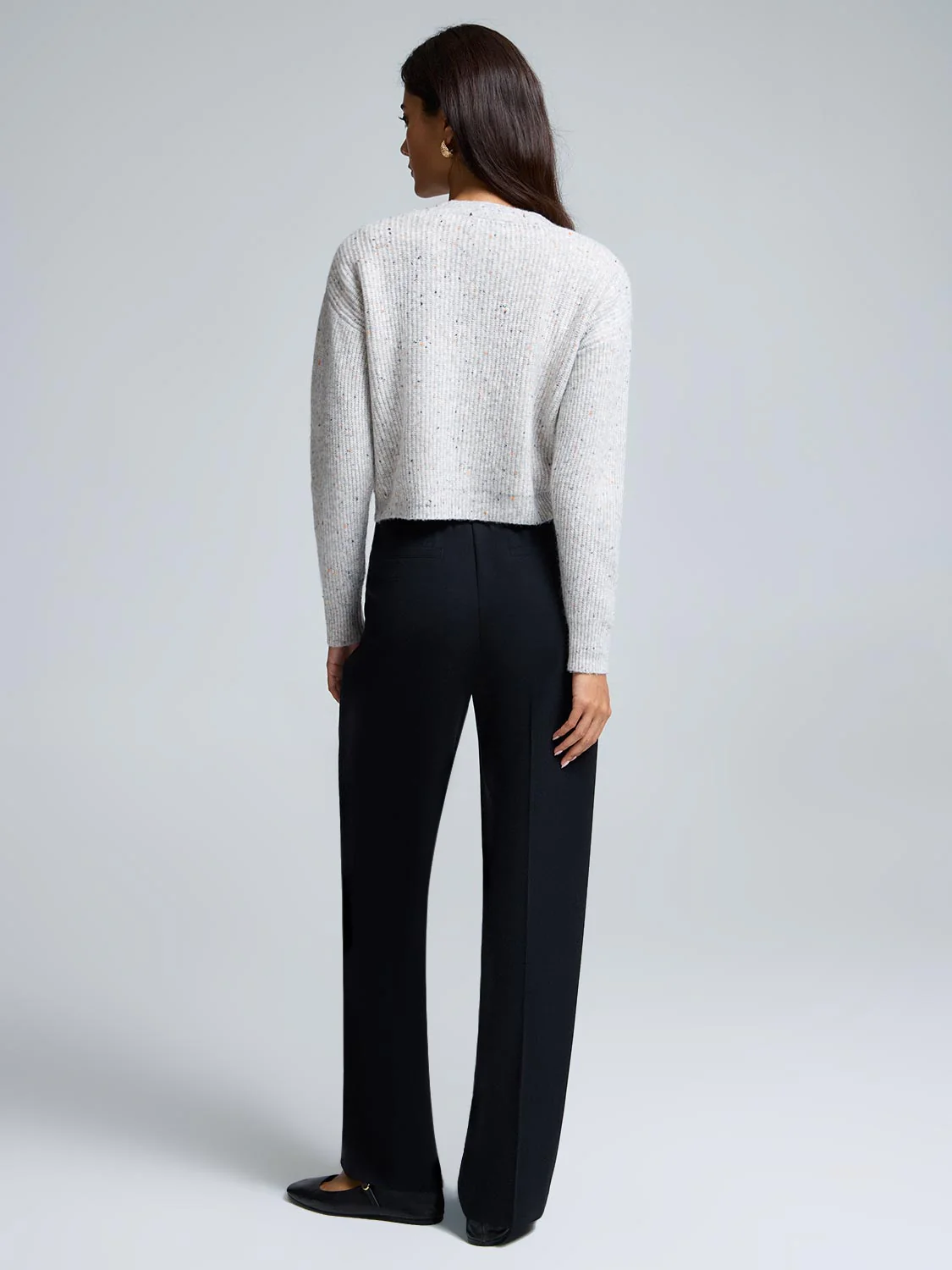 Gold Metal Button-Front Cardigan - Image 4