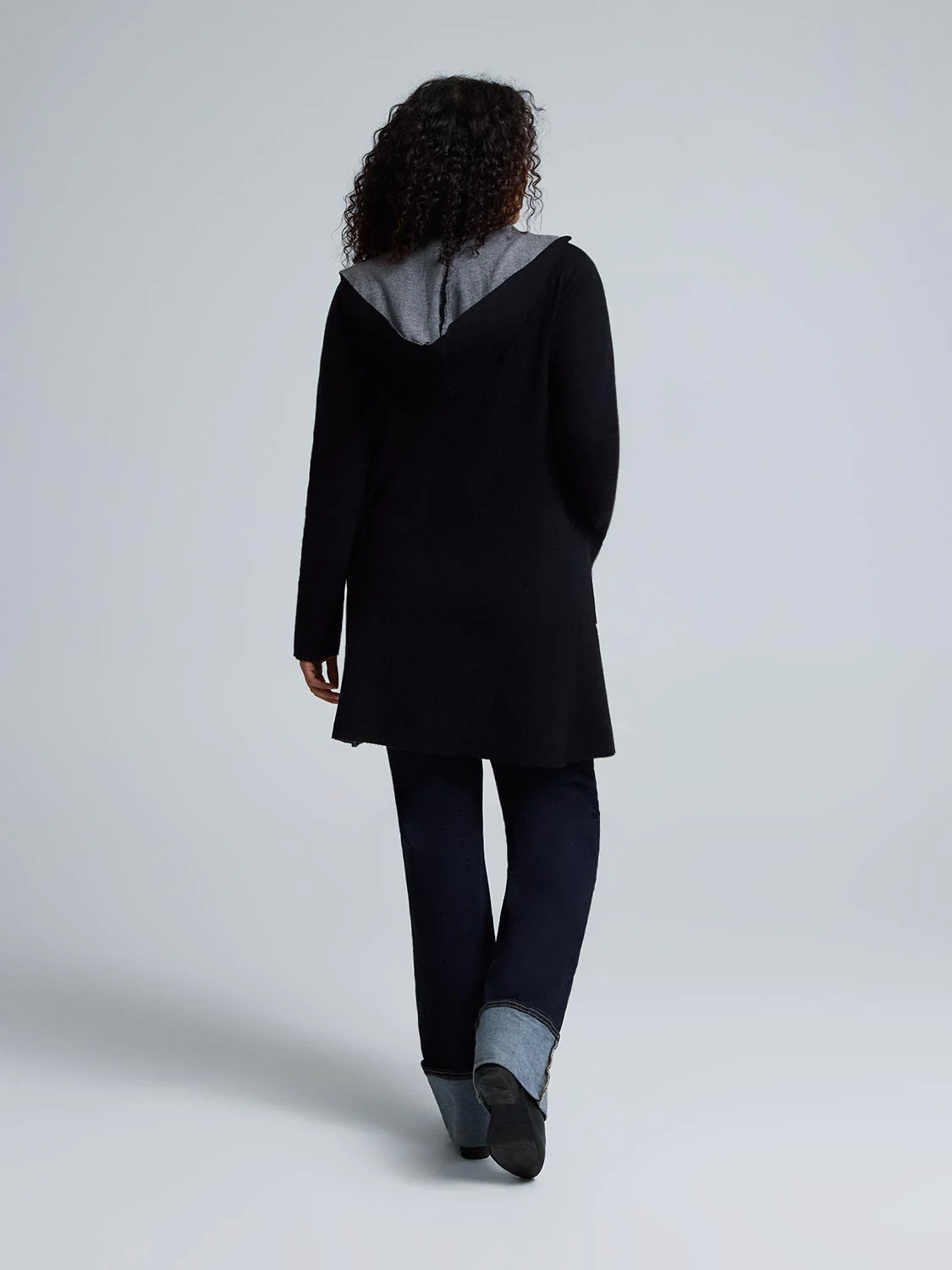 Hooded Jacquard Duster - Image 3