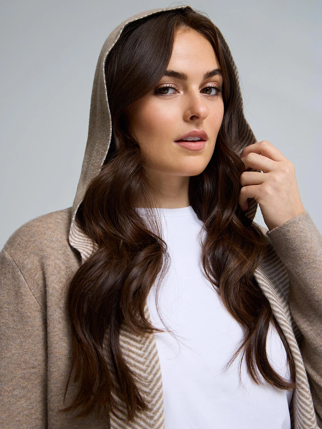 Hooded Jacquard Duster - Image 3