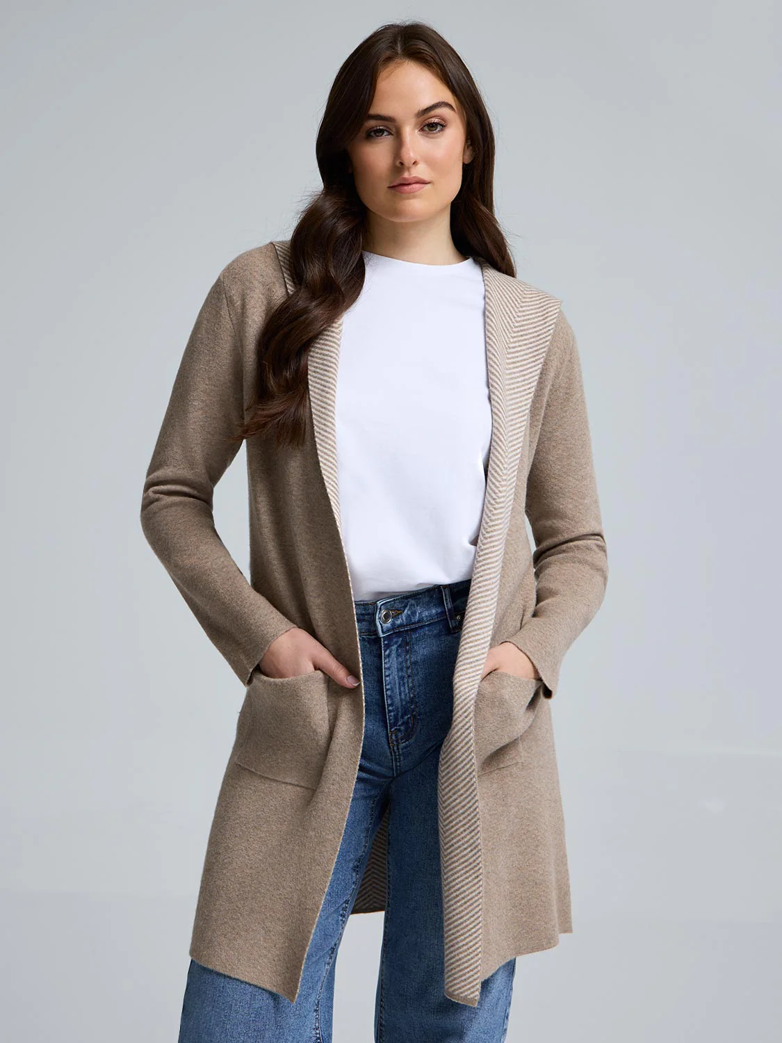 Hooded Jacquard Duster - Image 5