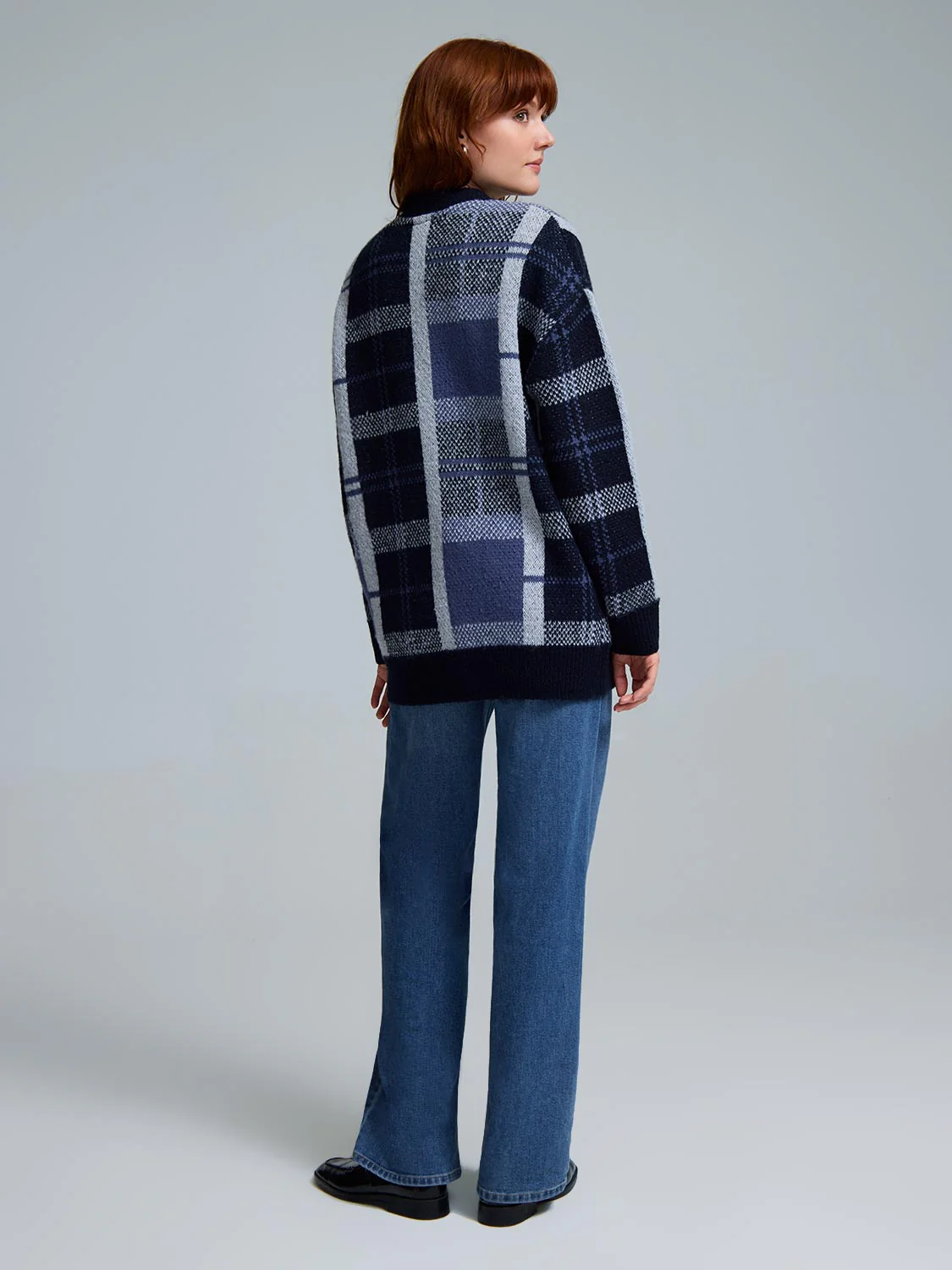 Plaid Duster Cardigan - Image 2