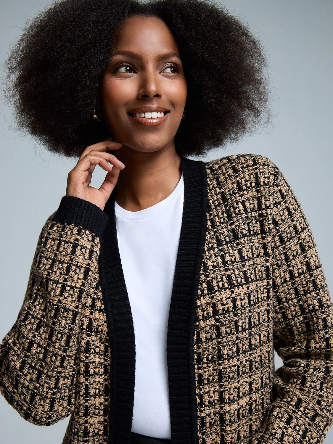 Metallic Tweed Duster - Image 3
