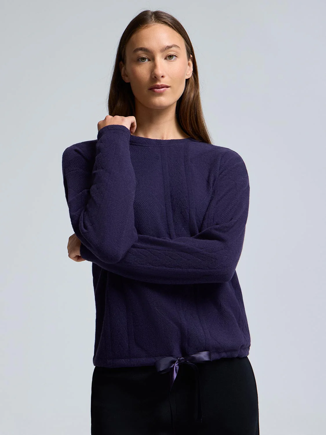 Cable Knit Jacquard Top - Image 10