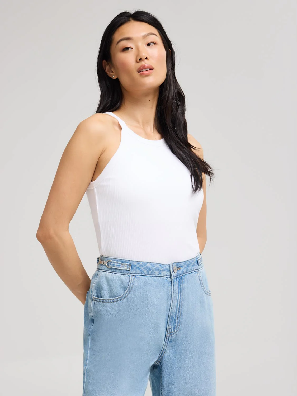 Ribbed Halter Tank Top - Image 9