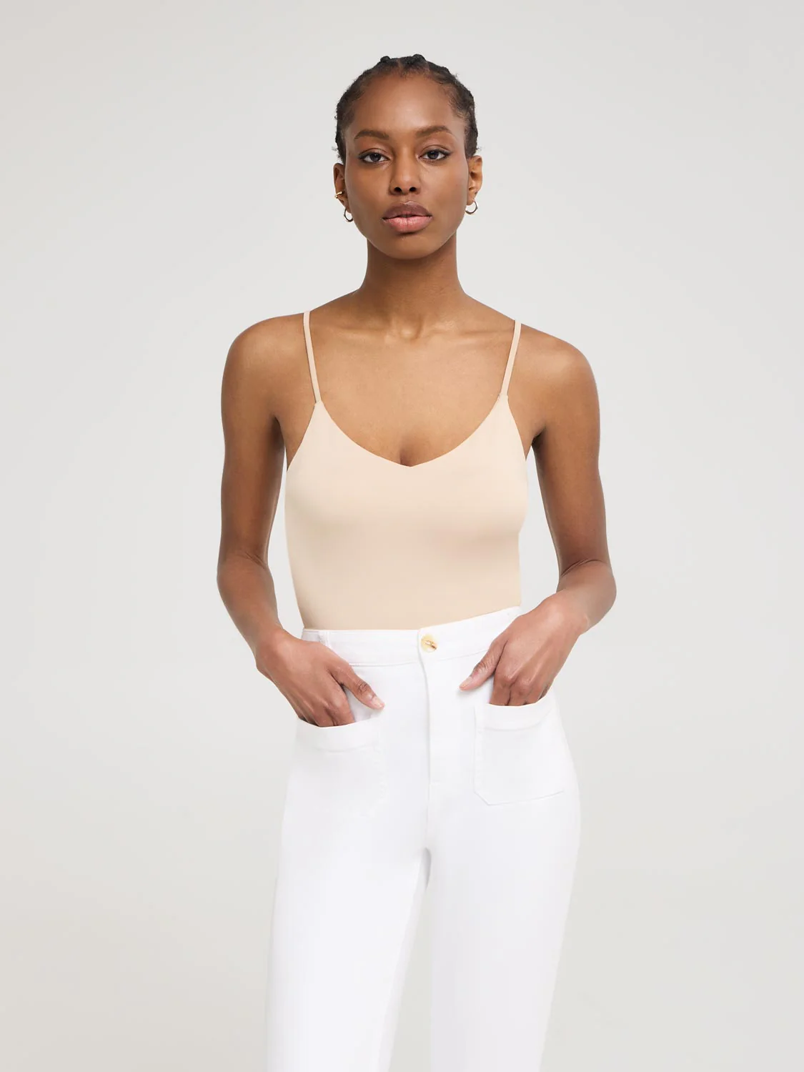 Double Layer V-Neck Tank Top - Image 20