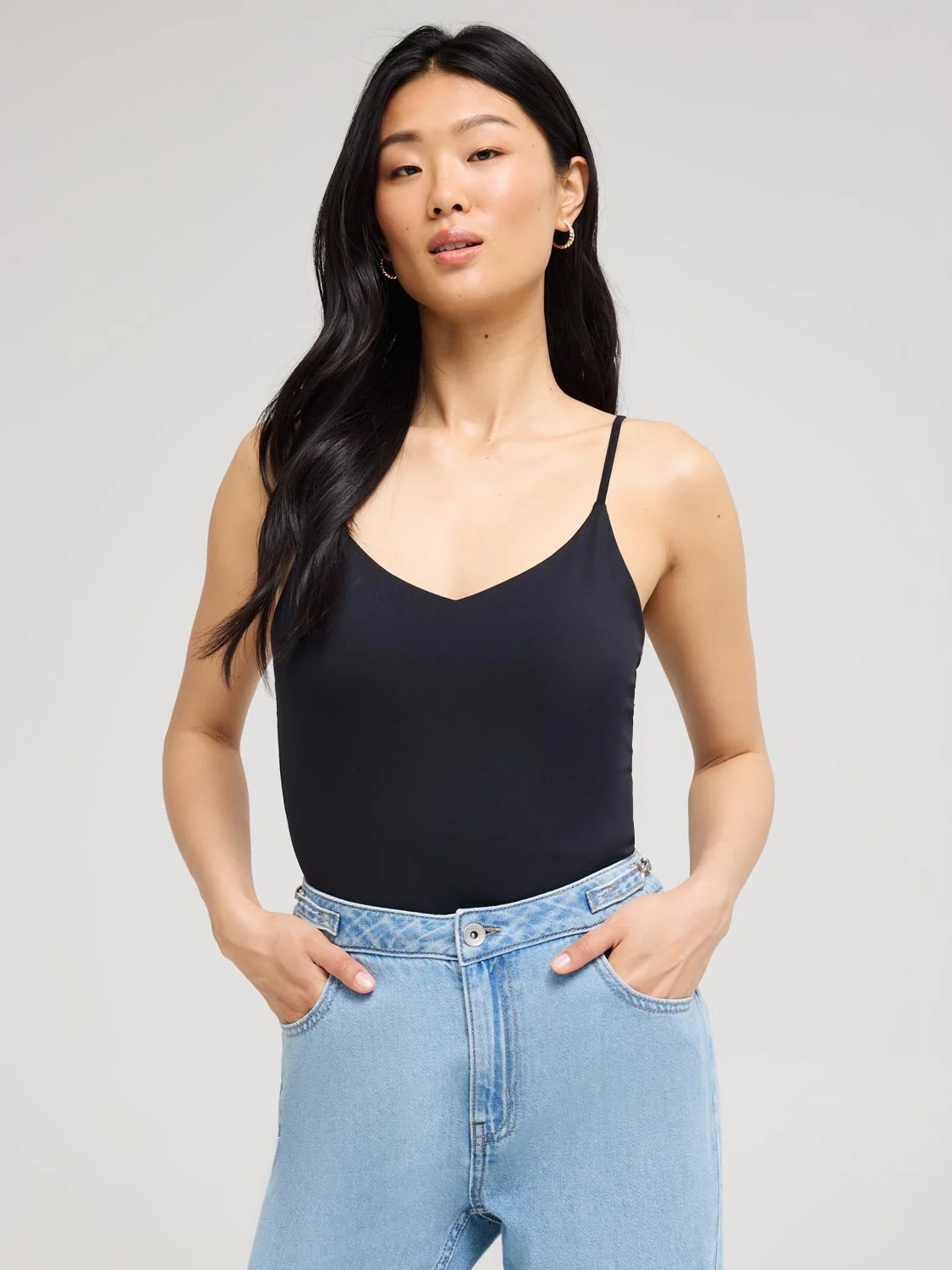 Double Layer V-Neck Tank Top - Image 4