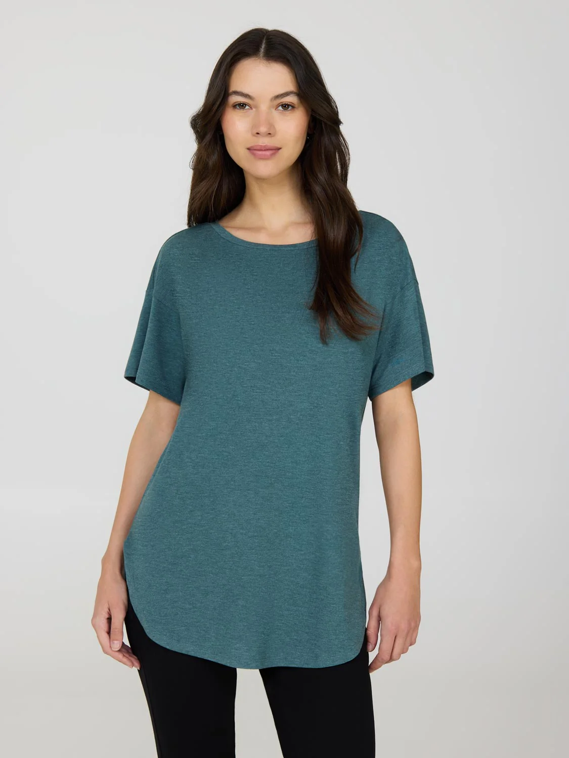 Melange Round Neck T-Shirt - Image 8