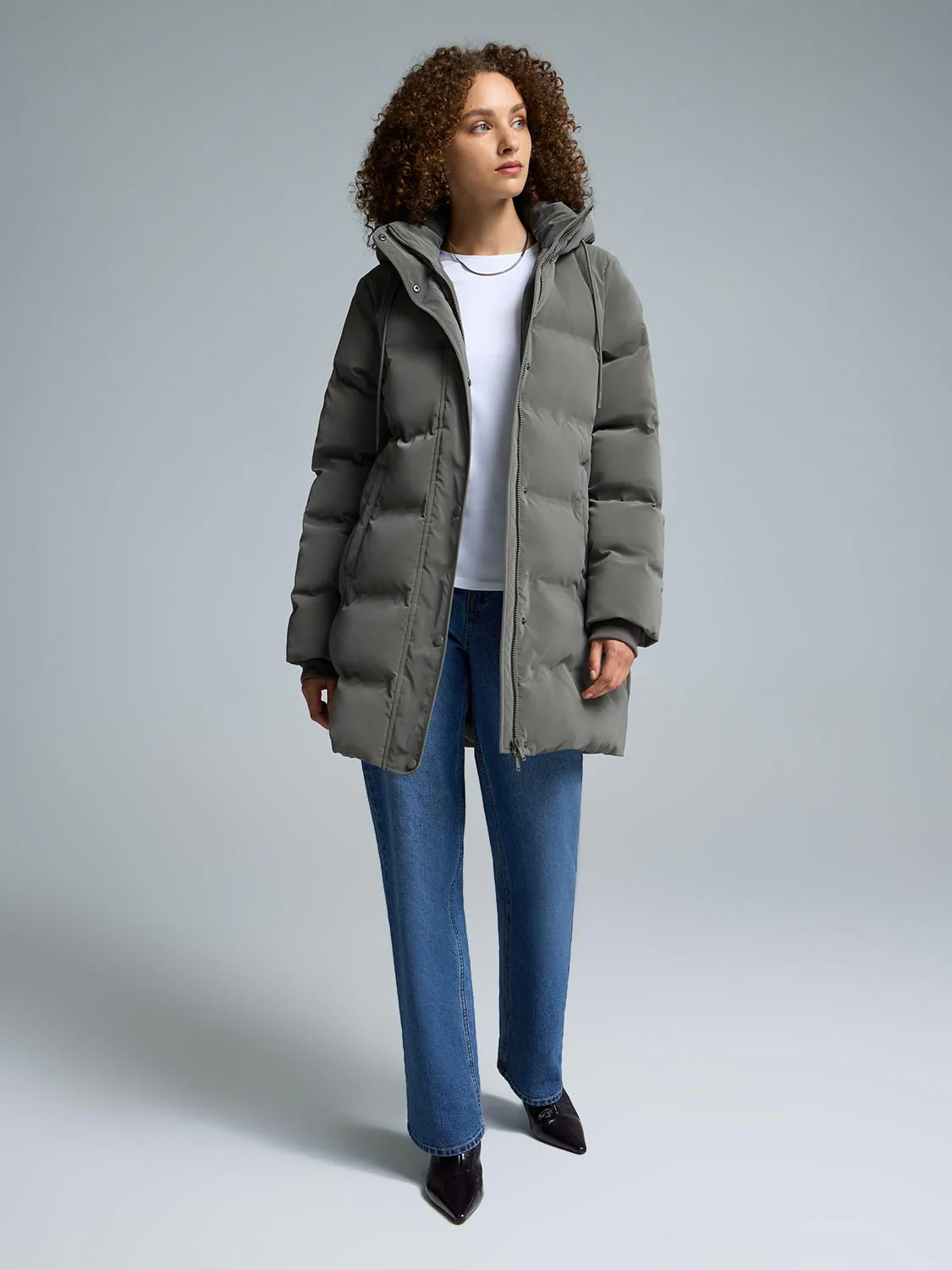 Long Puffer Jacket - Image 4