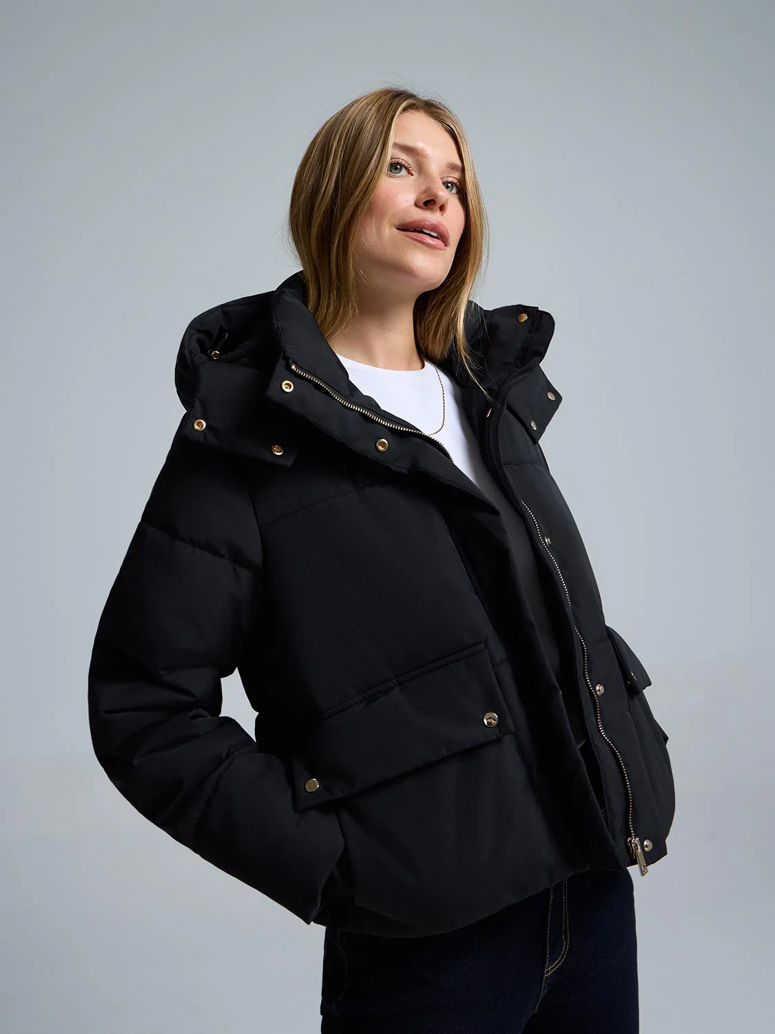 Short Utility Puffer Jacket - Image 2