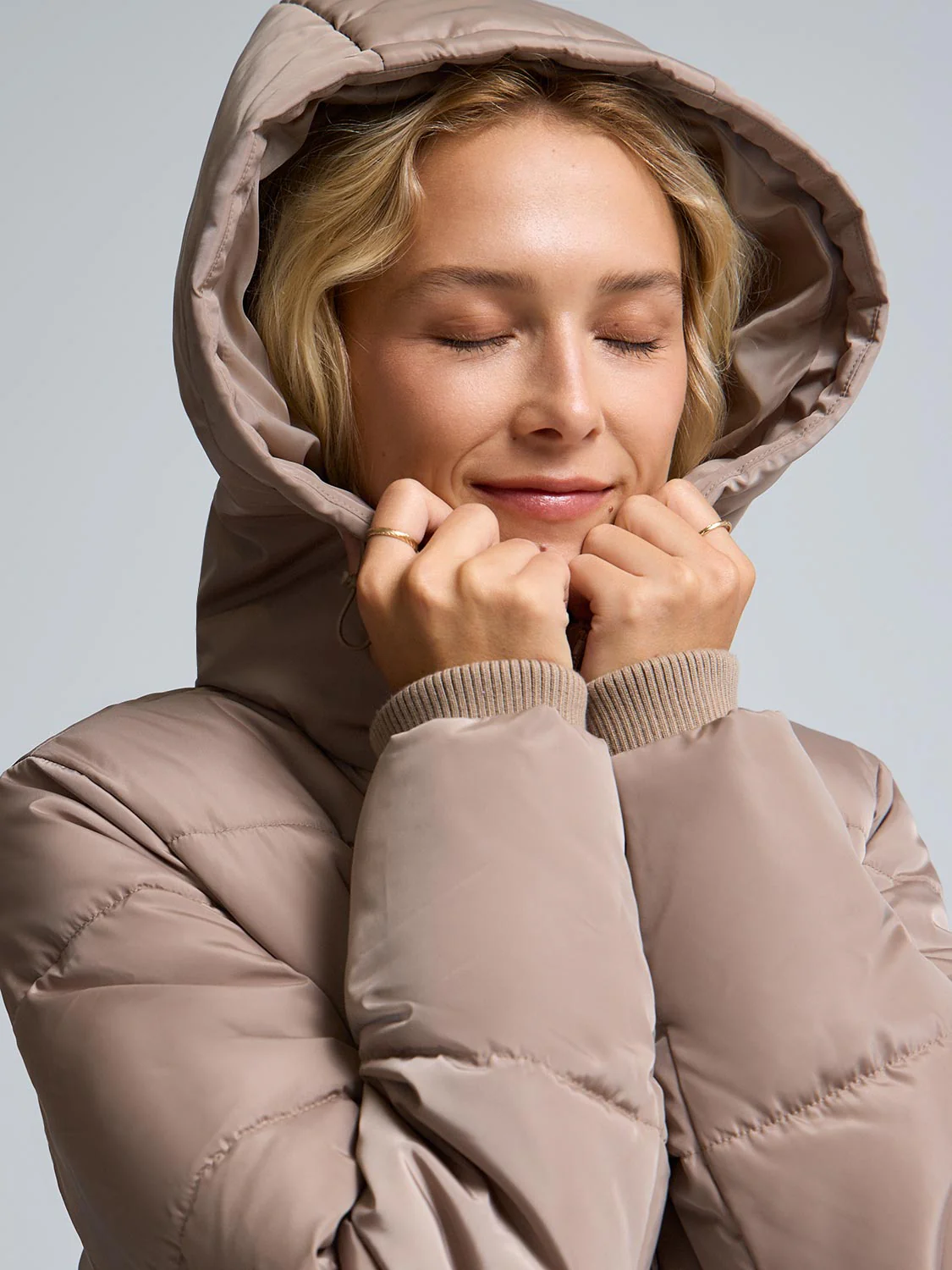 Long Quilted Puffer Jacket - Image 2