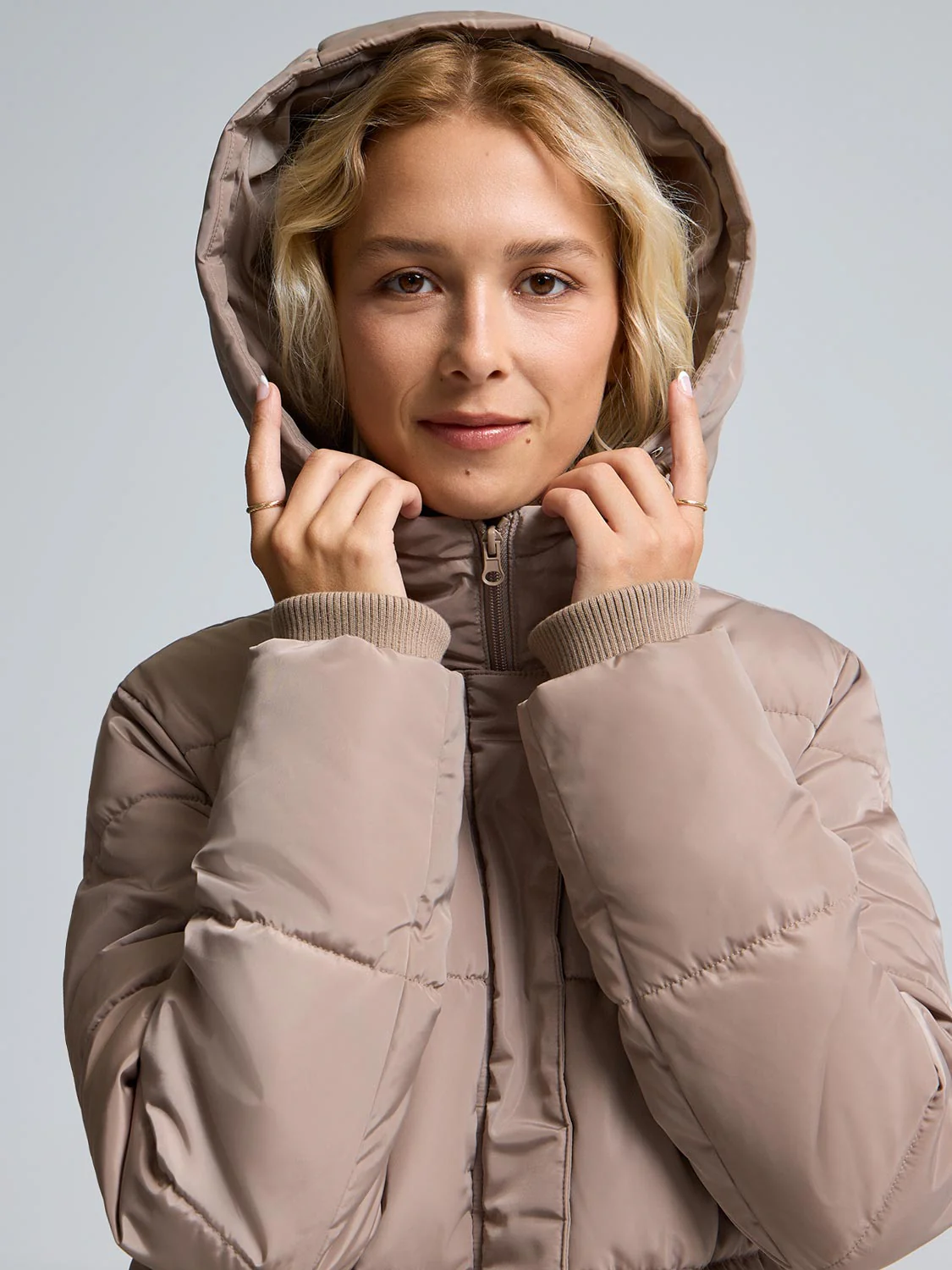Long Quilted Puffer Jacket - Image 6