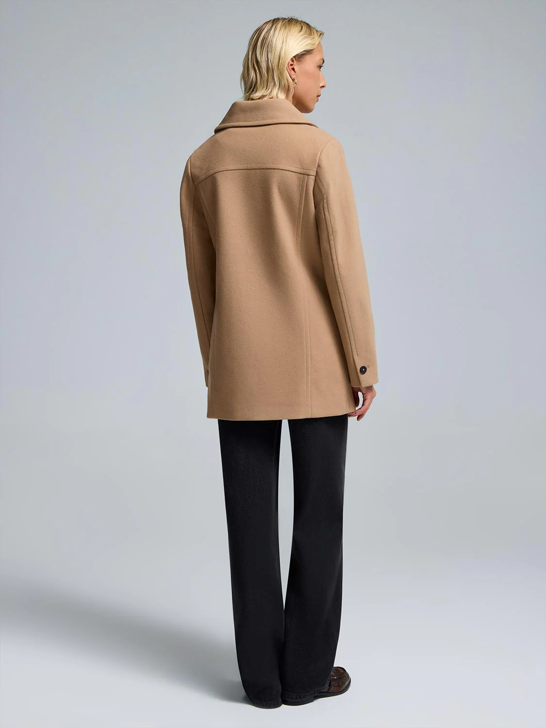 Faux Wool Peacoat - Image 3