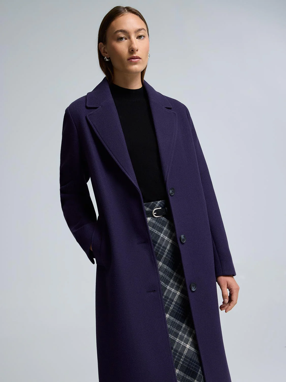 Long Single-Breasted Coat