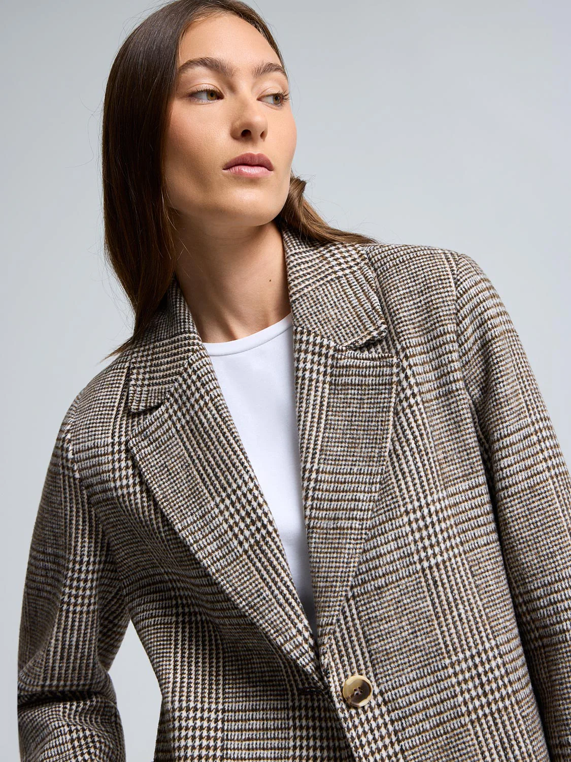 Long Single-Breasted Coat - Image 3