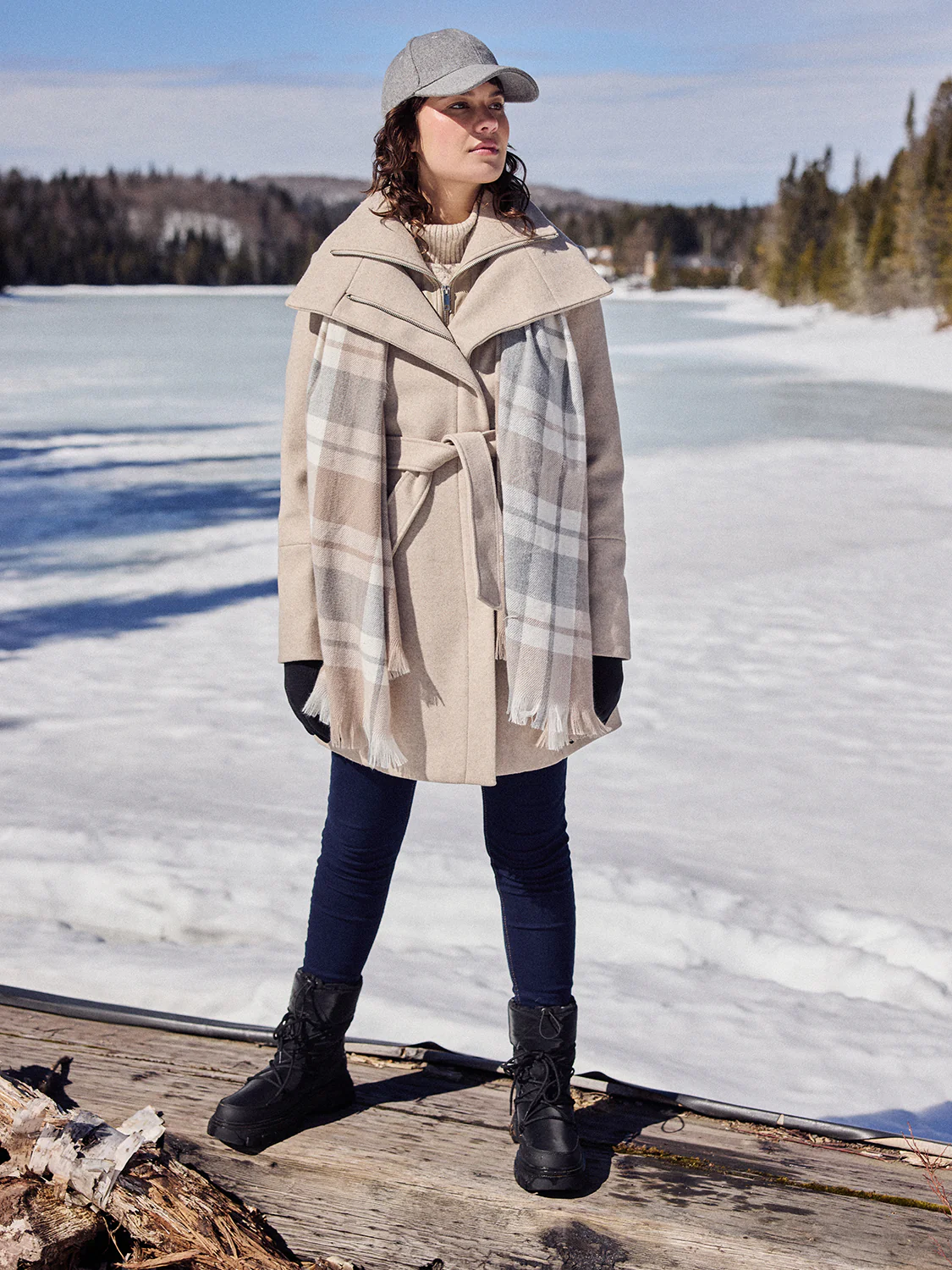 Double-Collar-Faux-Wool-Coat - Image 10