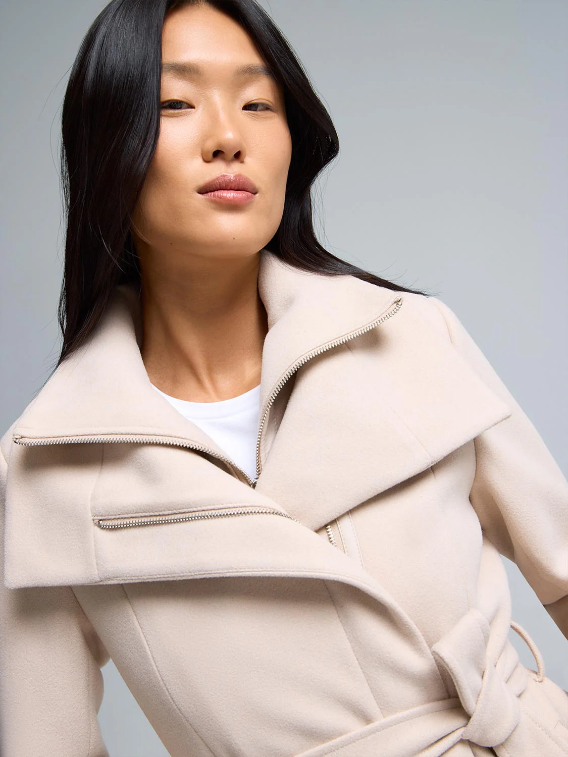Double-Collar-Faux-Wool-Coat - Image 4