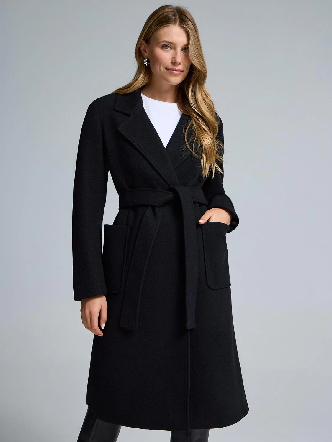 Belted Wrap Coat - Image 3