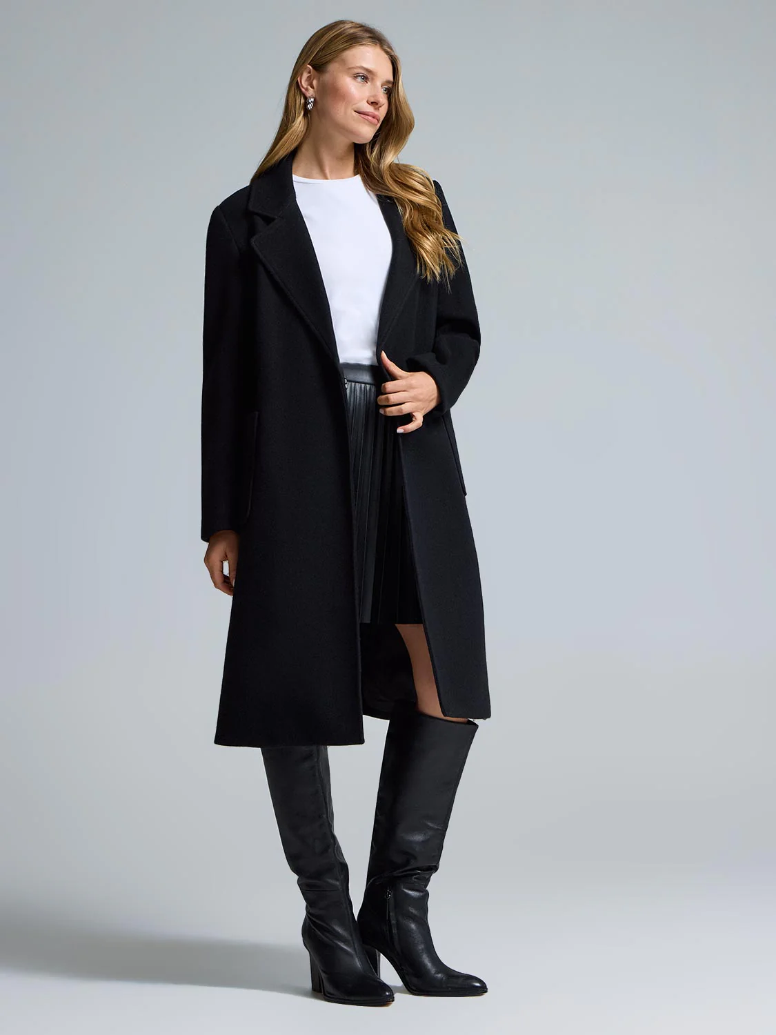 Belted Wrap Coat - Image 4