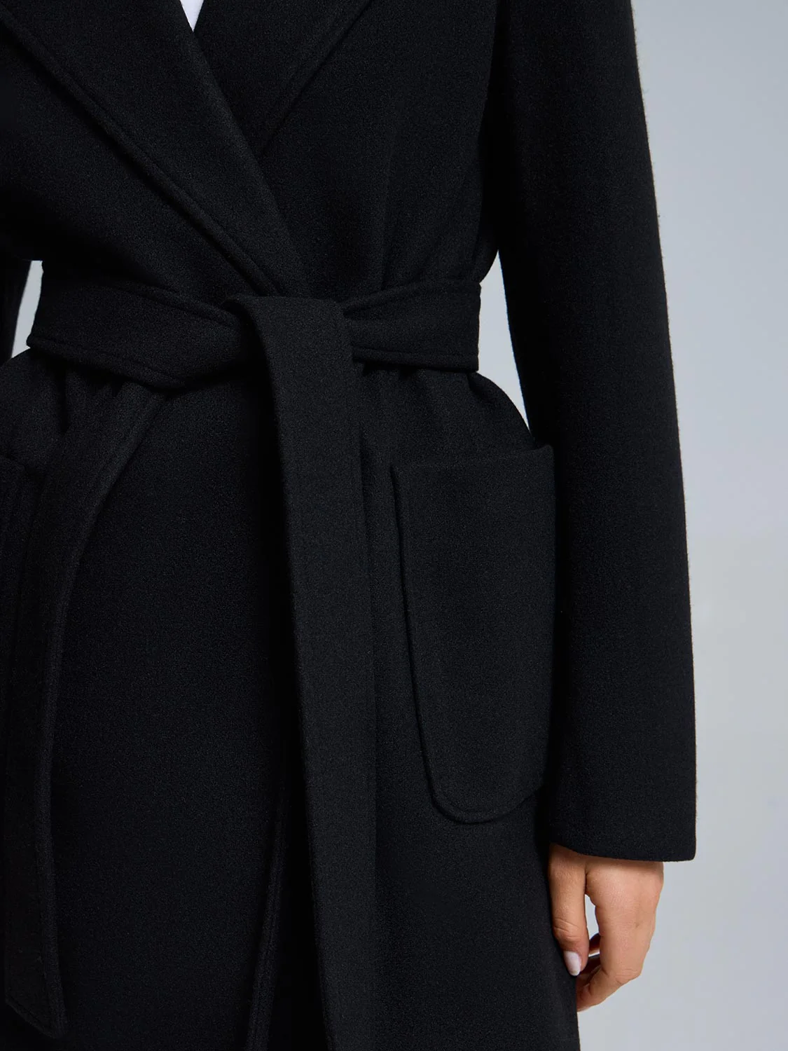 Belted Wrap Coat - Image 5