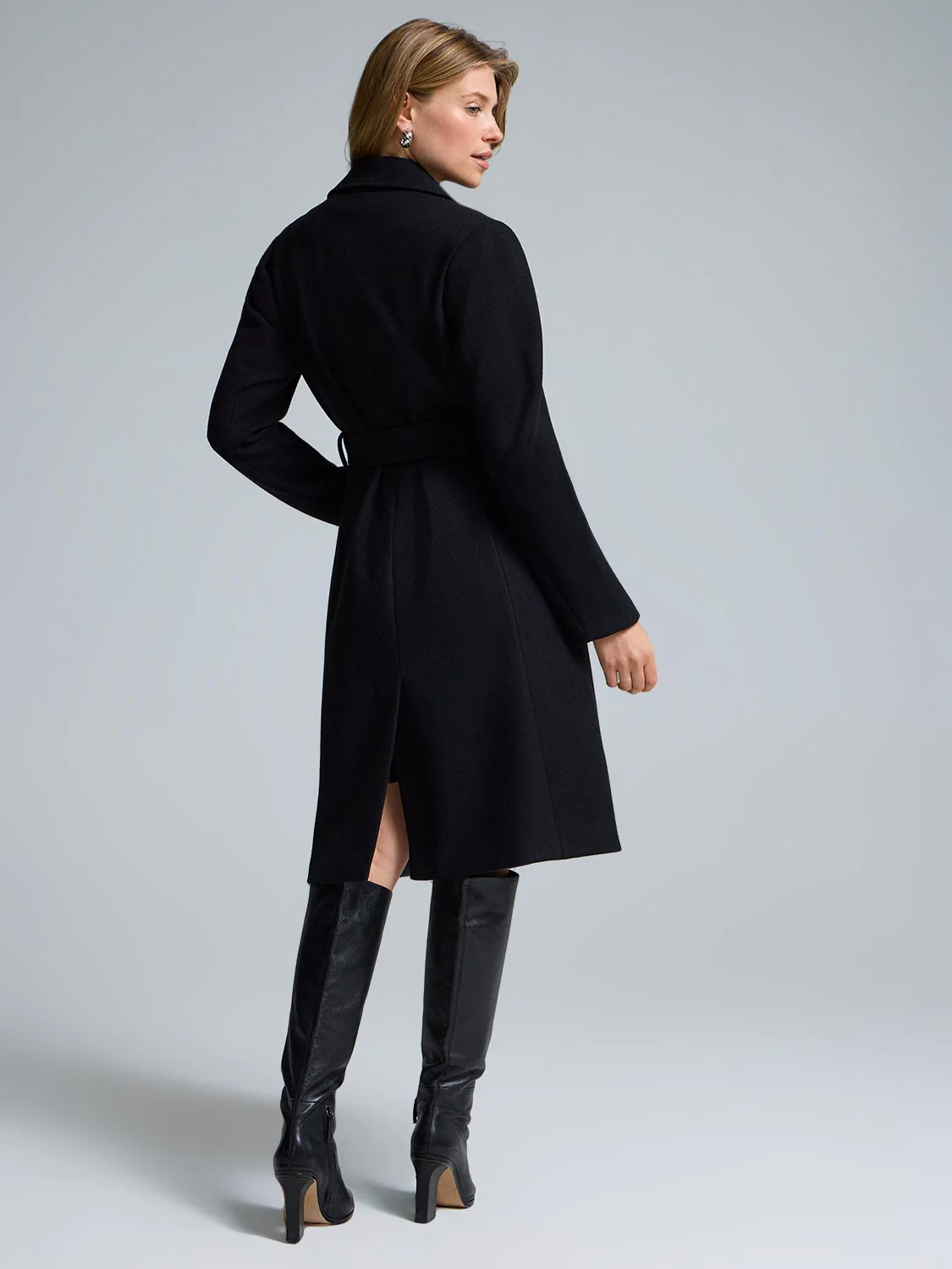 Belted Wrap Coat - Image 6