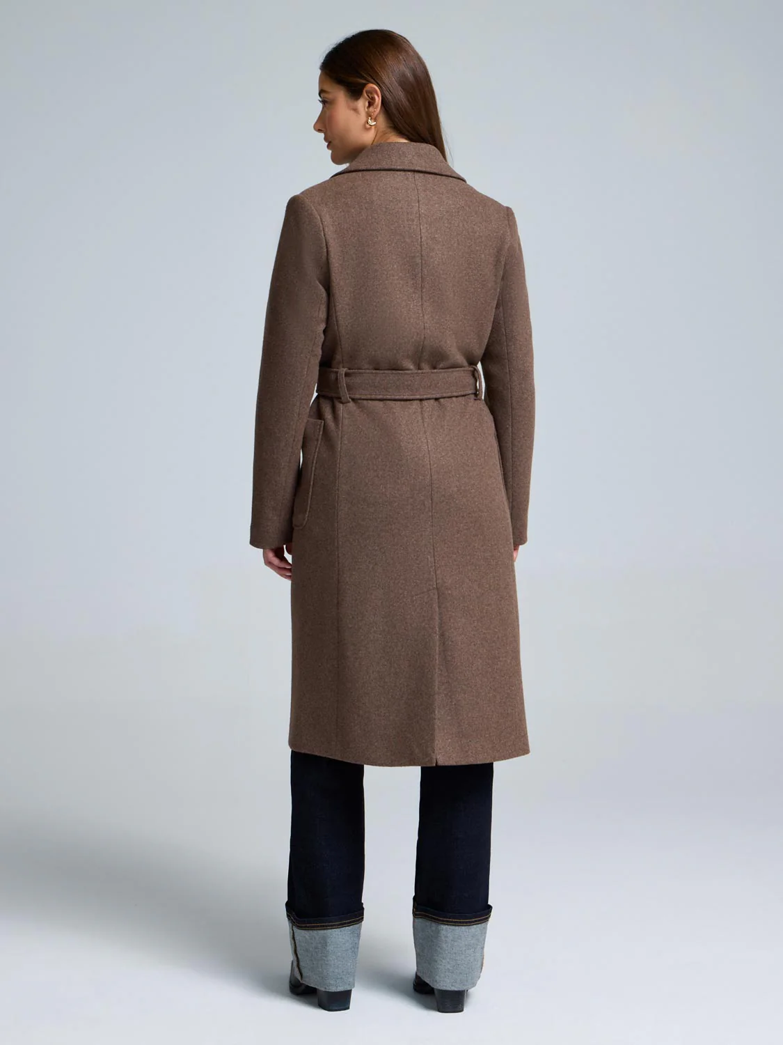 Belted Wrap Coat - Image 9