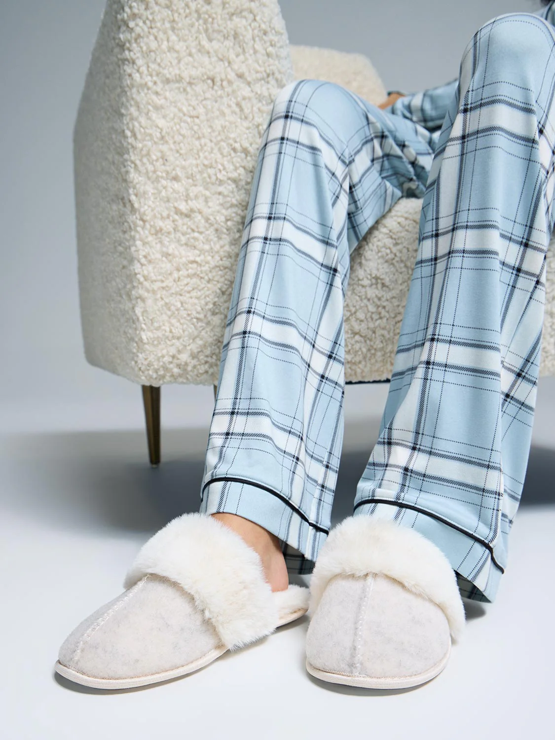 Faux Wool Slippers - Image 5