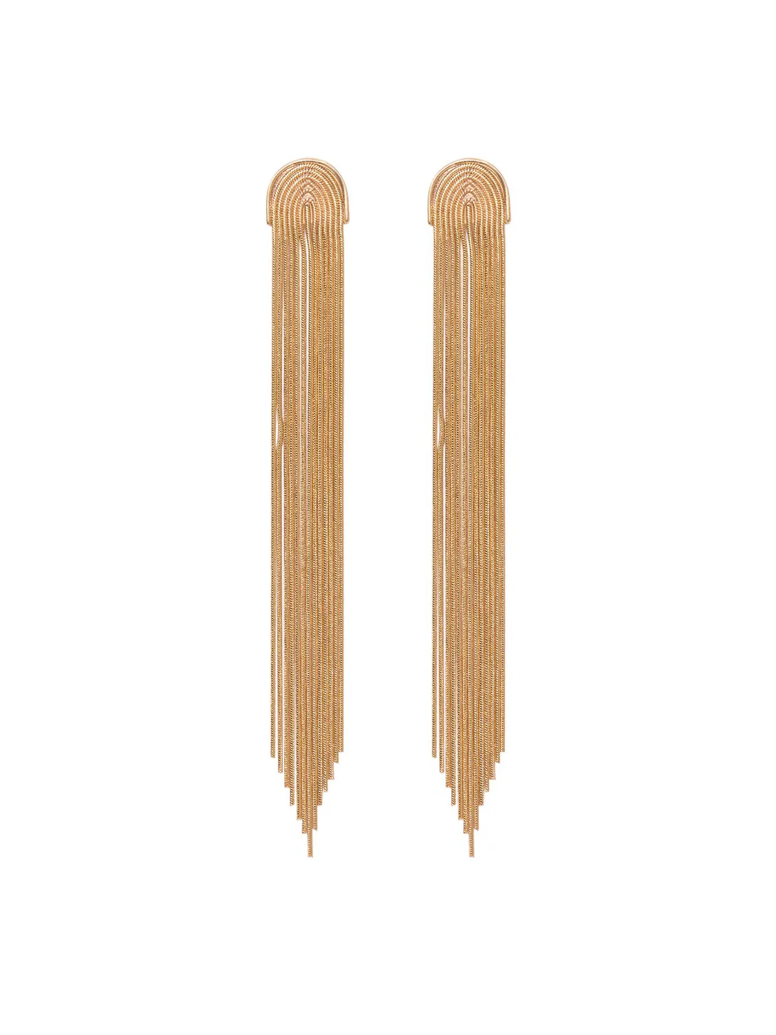 Slinky Chain Statement Earrings