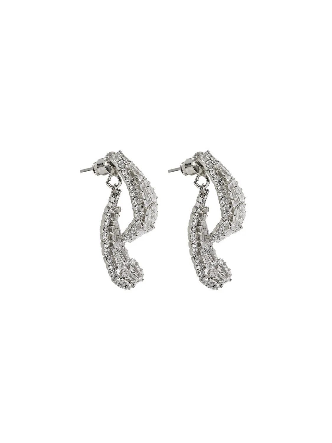 Crystal Front-Back Earrings