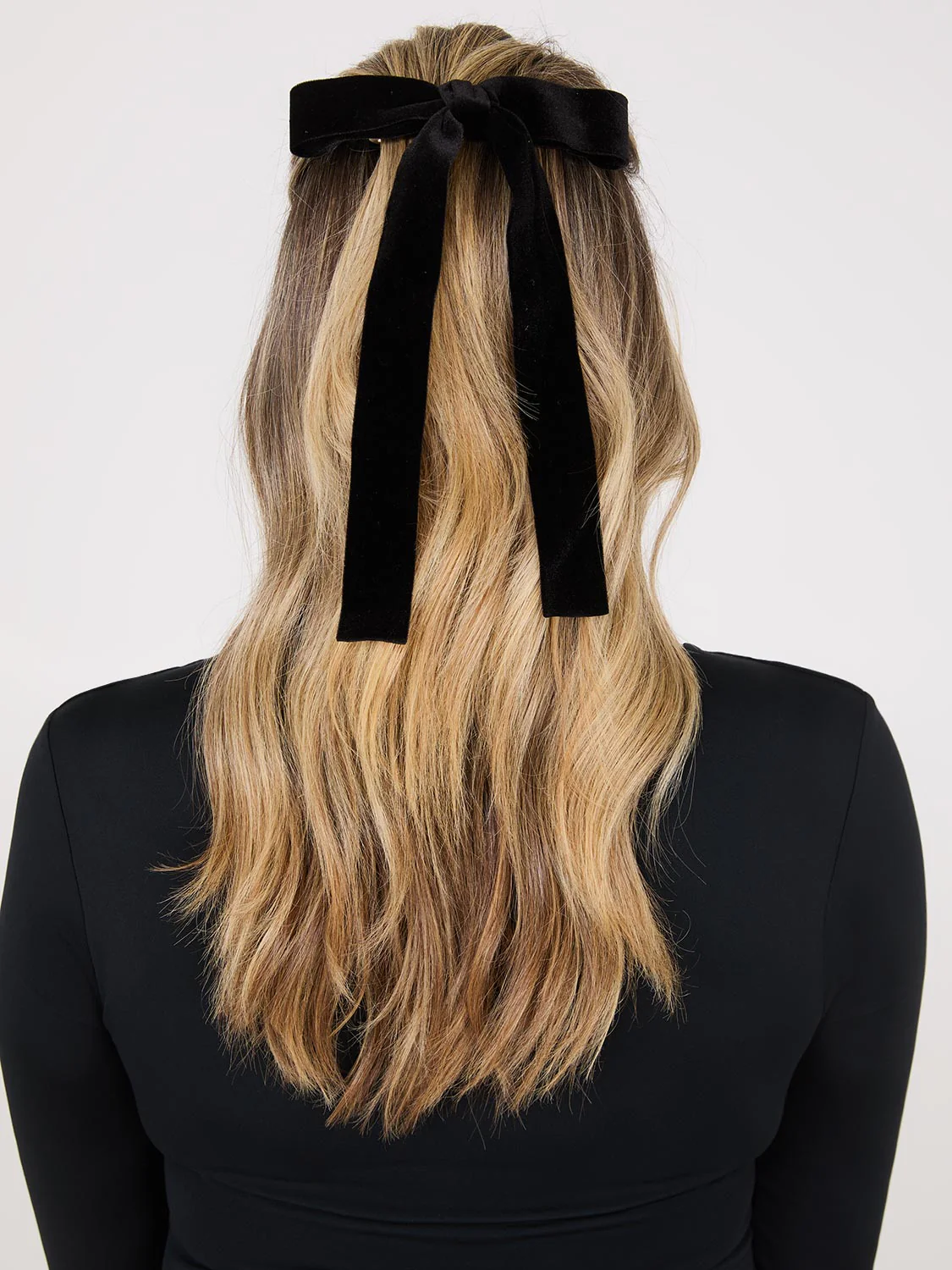Velvet Bow Hair Clip - Image 2