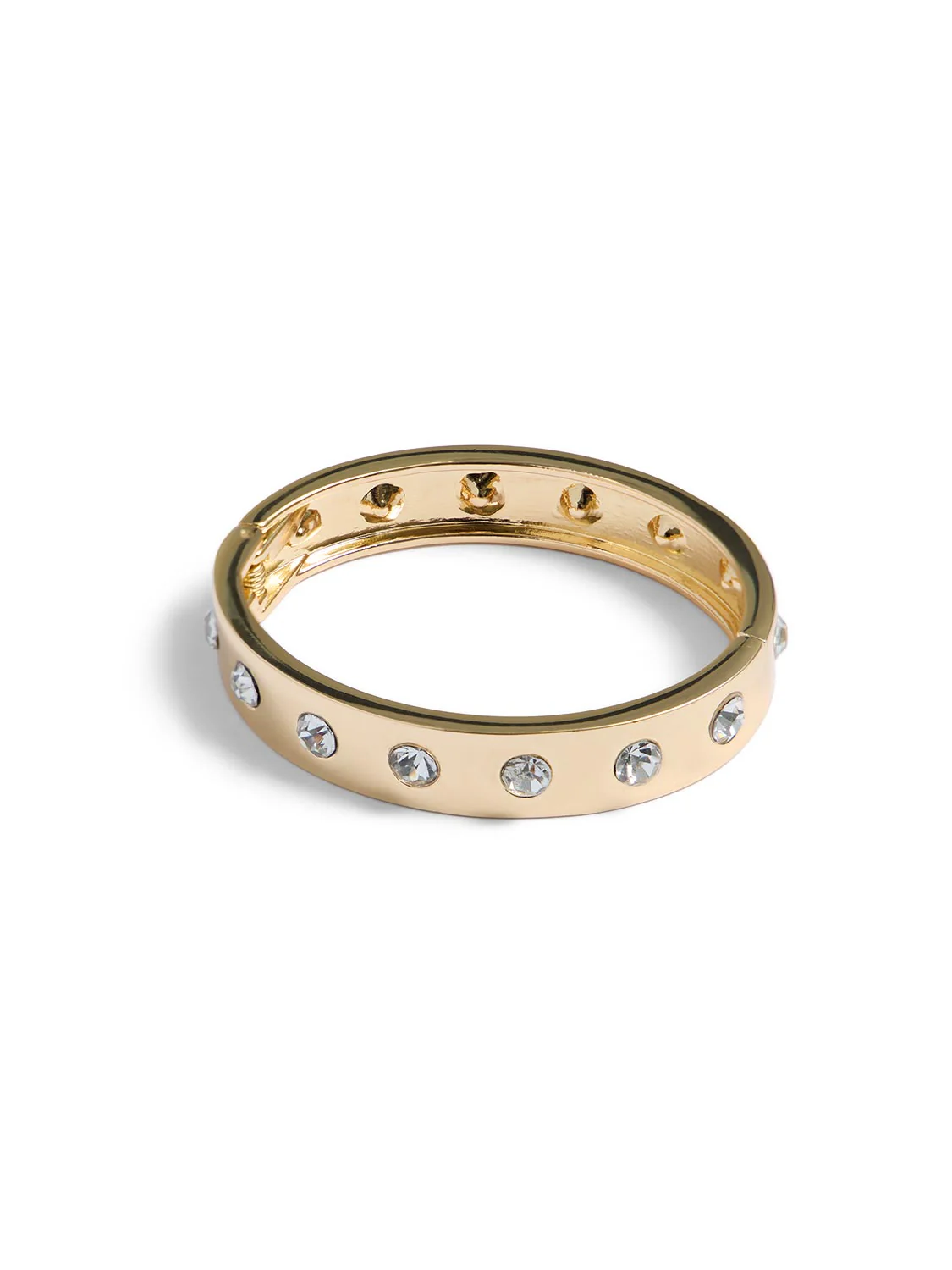 Gemstone Hinge Cuff Bracelet