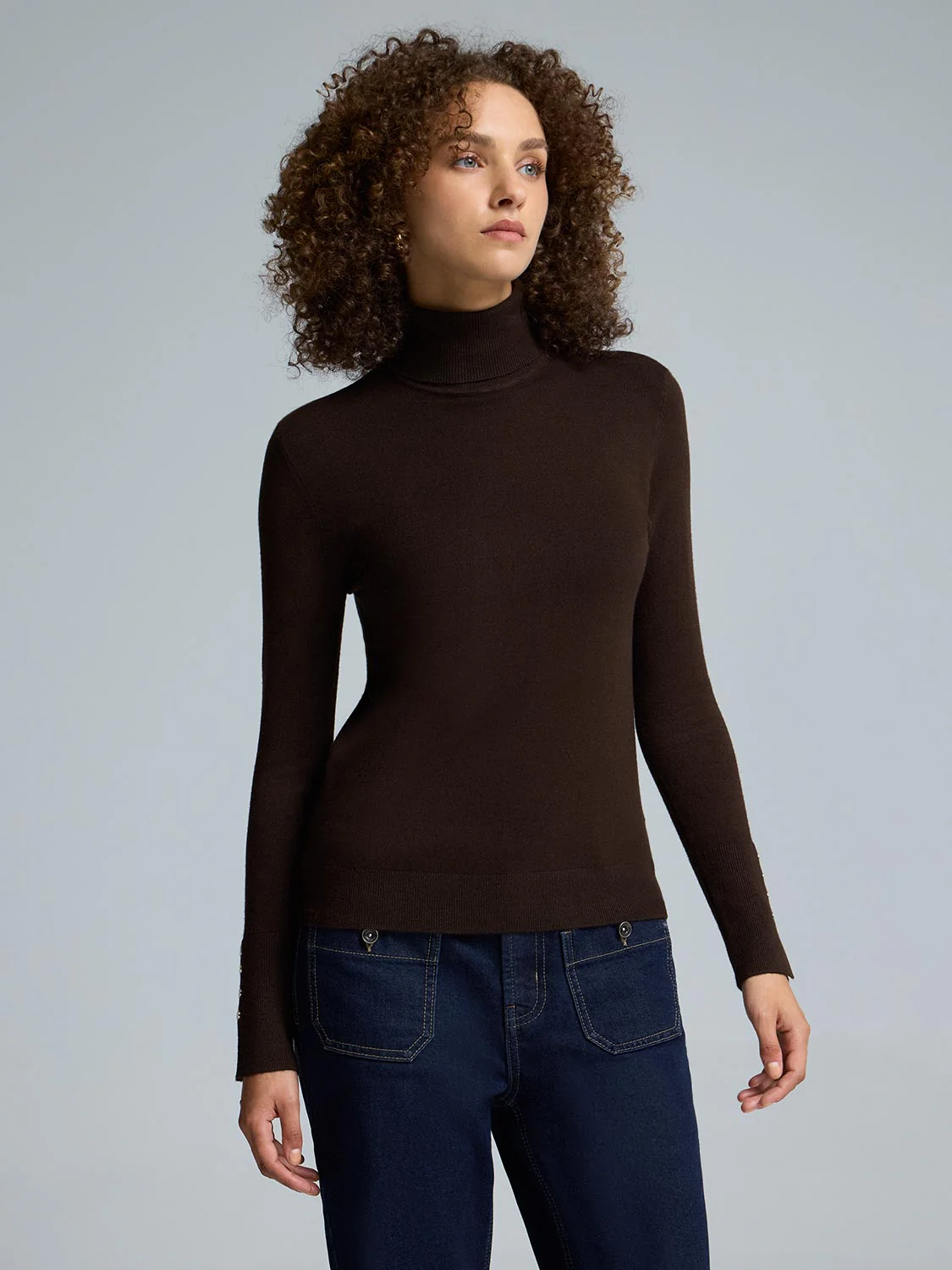 Ribbed Turtleneck Sweater - Image 6