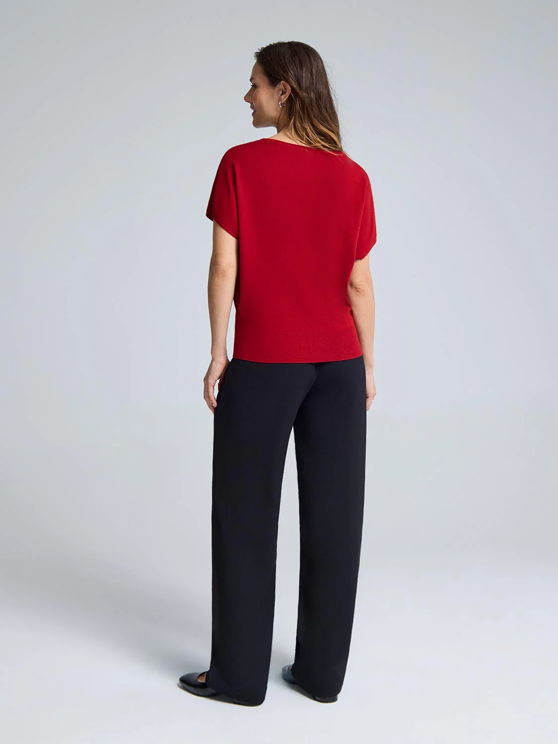 Short Sleeve Crew Neck Sweater - Image 6