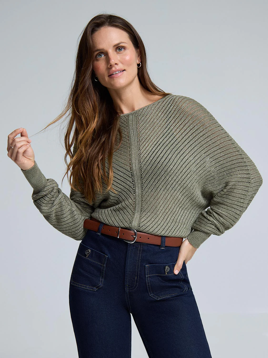 Long Dolman Sleeve Sweater - Image 4