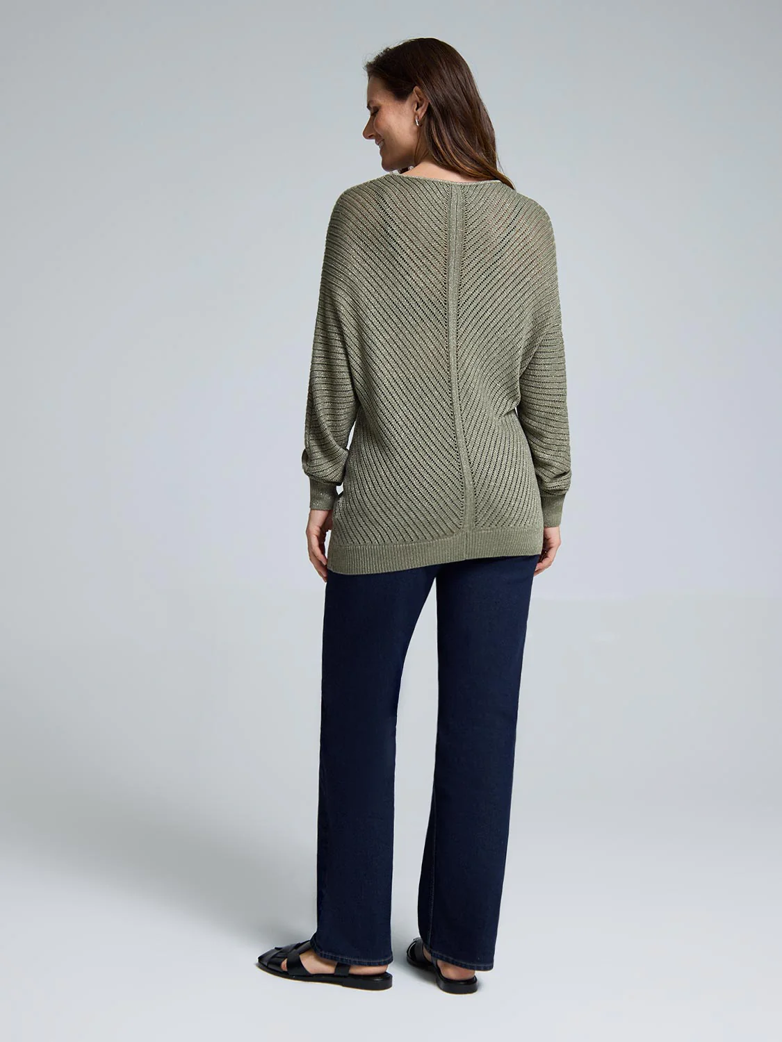 Long Dolman Sleeve Sweater - Image 5